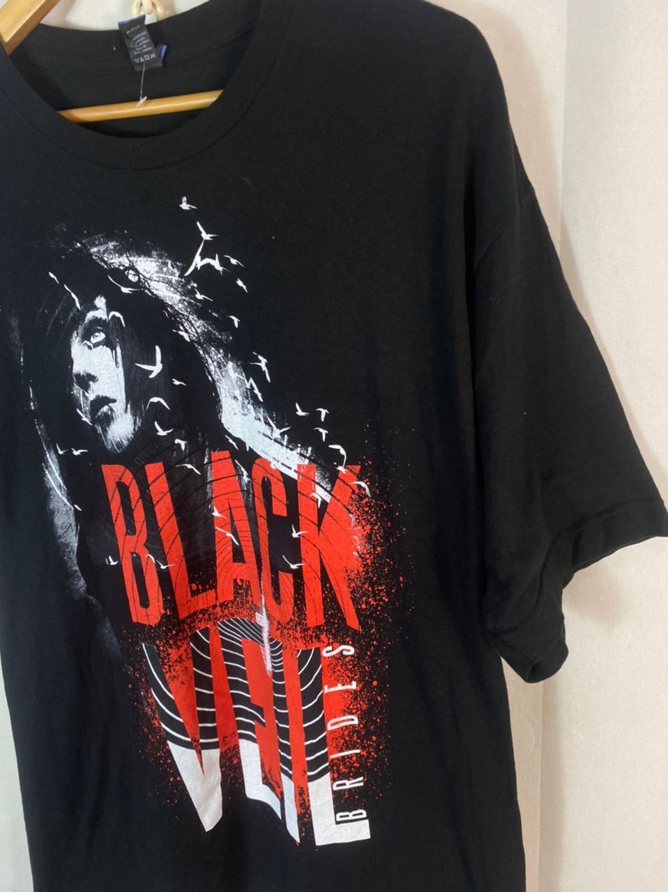 Band Tees × Tultex Black vile brides band printed tshirt by tultex Size US XL / EU 56 / 4 - 3 Thumbnail