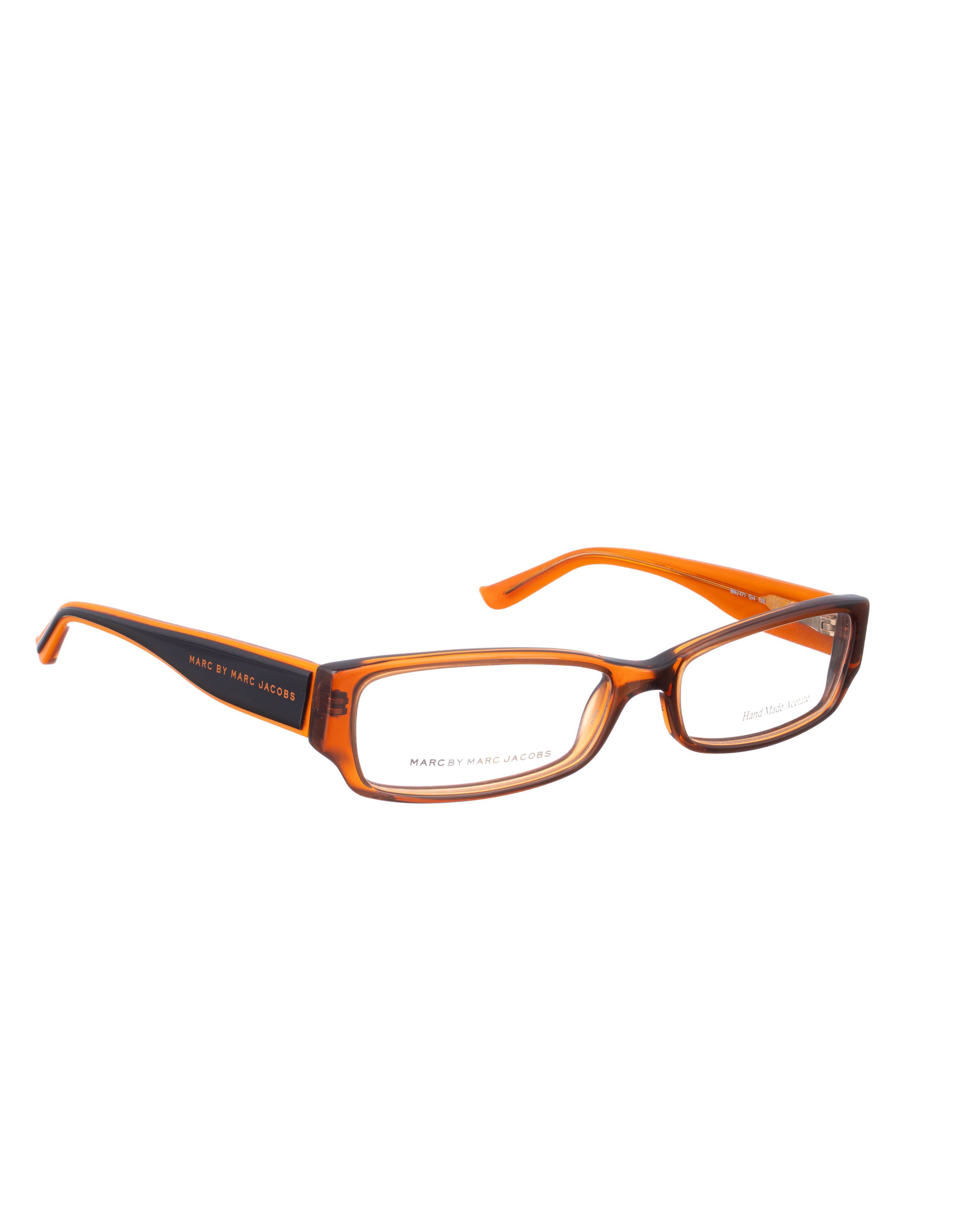 Marc Jacobs Marc by Marc Jacobs 00s Brown and Orange Transparent Glasses Size ONE SIZE - 2 Thumbnail