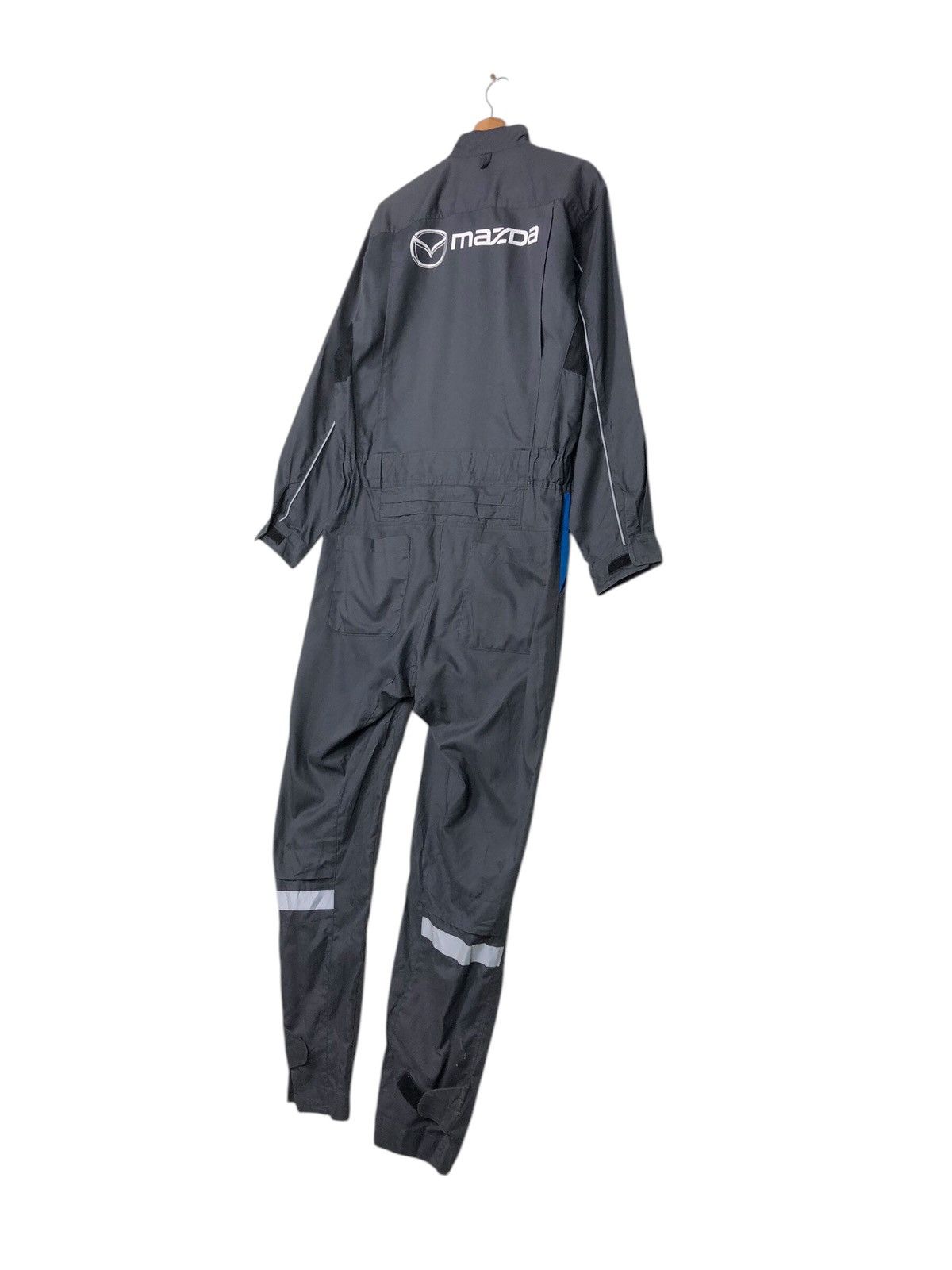 Japanese Brand Vintage Coverall Chore Worker Racing Mazda Big Logo Backhit Size US 36 / EU 52 - 10 Thumbnail