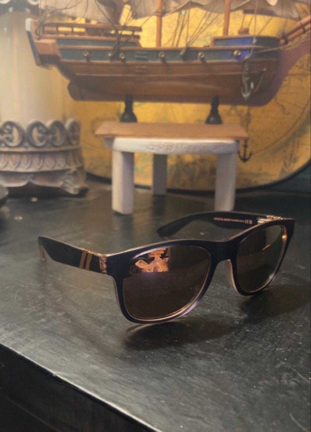 The Unbranded Brand Women's Blenders Eyewear One Size Brown Gold Sunglasses Size ONE SIZE - 1 Thumbnail
