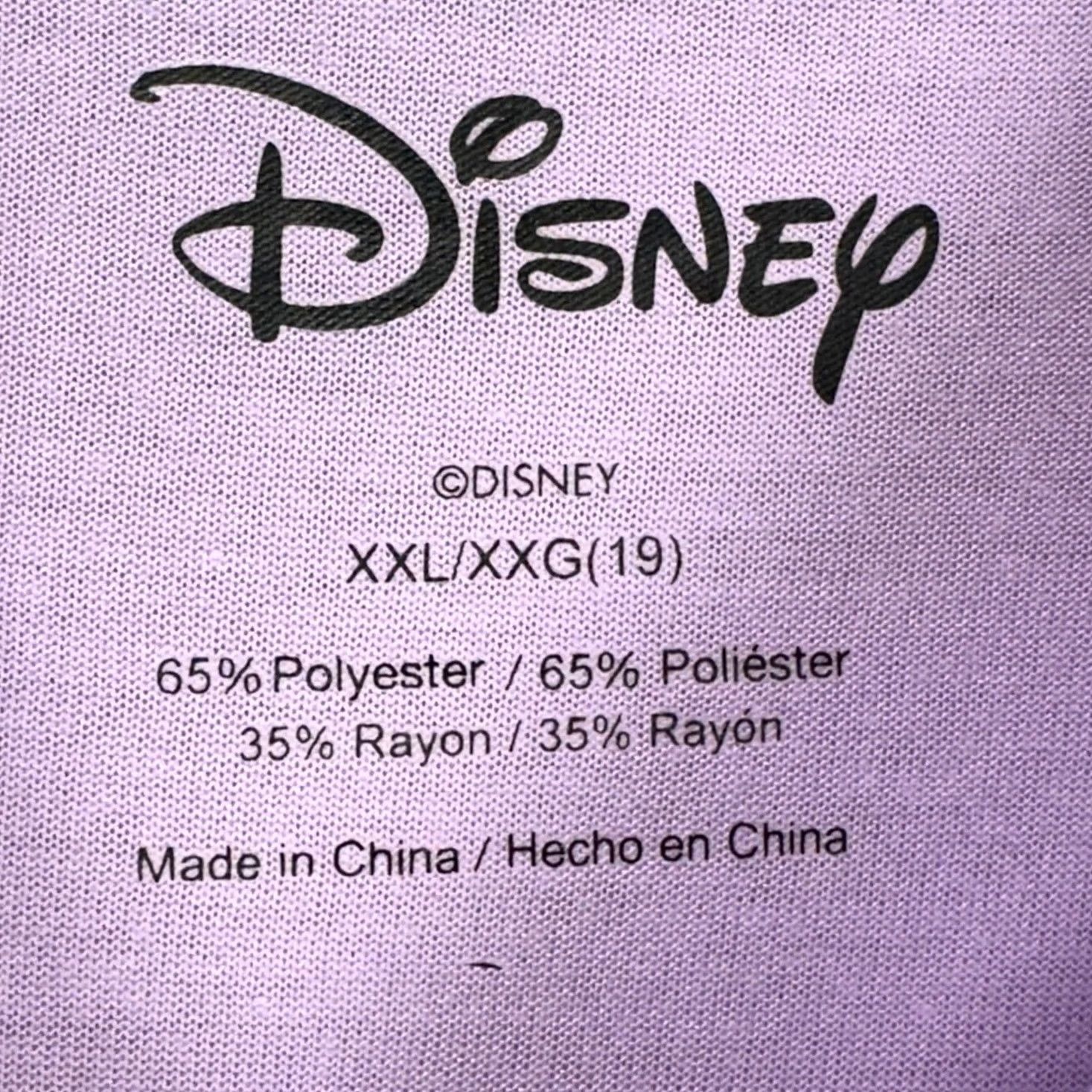 Disney Disney Stitch Womens T-Shirt 2XL Purple Crew Neck Short Sleeve Tee Ladies NEW Size XXL / US 16-18 / IT 52-54 - 4 Thumbnail