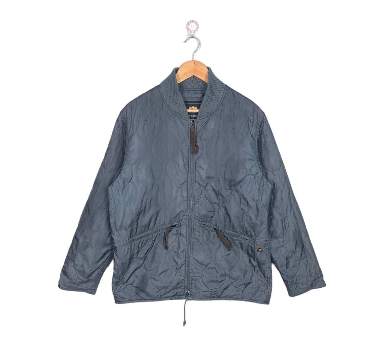 Alpha Industries Vintage Alpha Industries Jacket Black Bomber Alpha USA Size US L / EU 52-54 / 3 - 1 Thumbnail