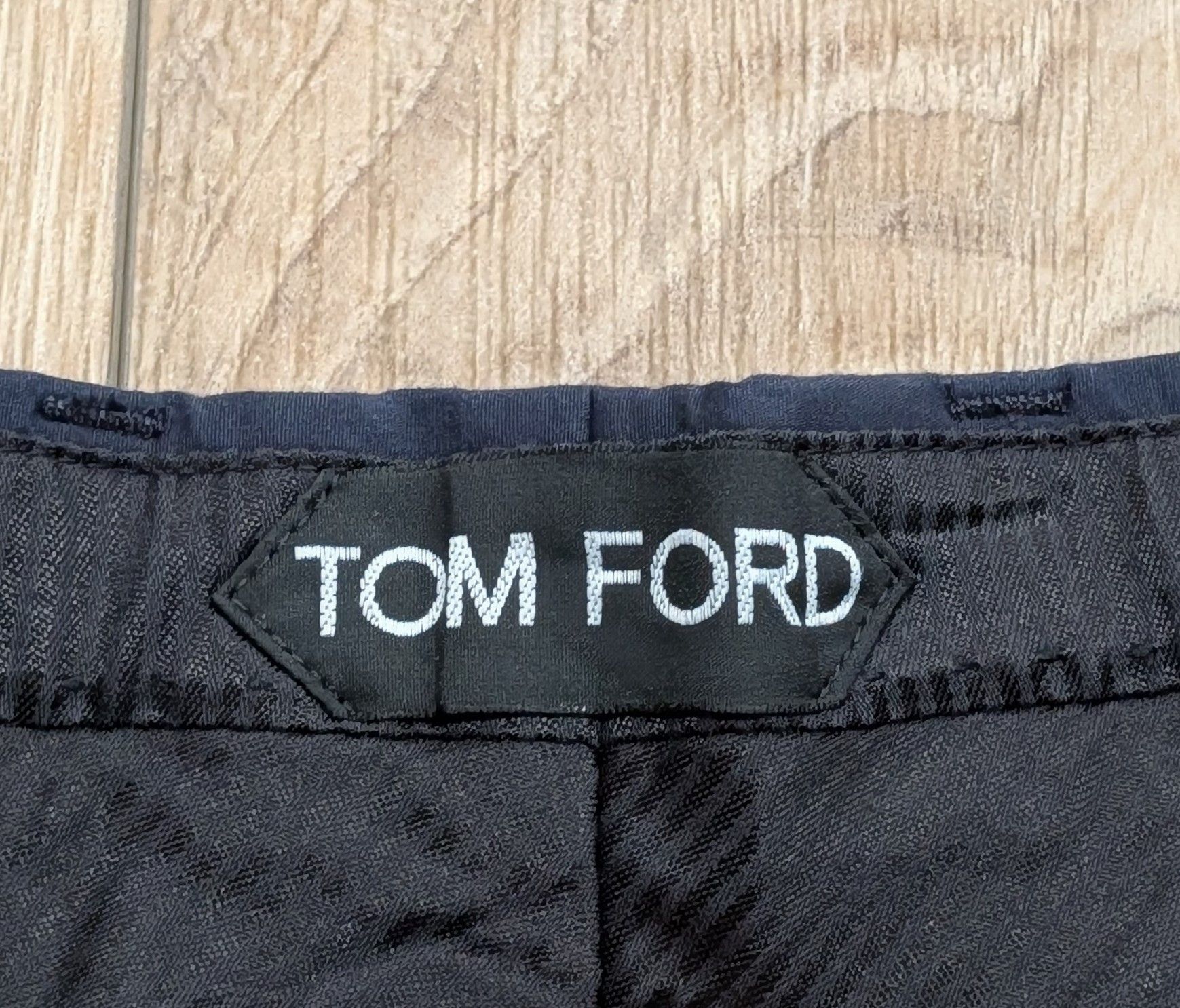 Tom Ford TOM FORD Silk/Cotton Pleated Poplin Shorts Navy 50 US 34 Size US 34 / EU 50 - 3 Thumbnail