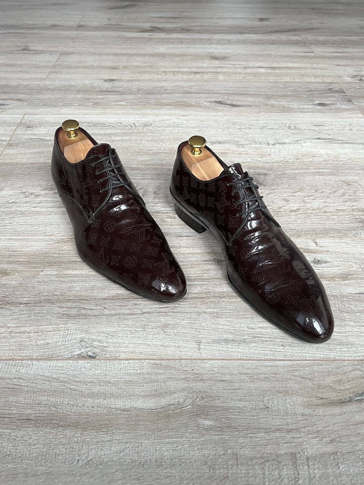 Louis Vuitton Men Ice Derbies Shoes Size Lv9, Eur43, S277