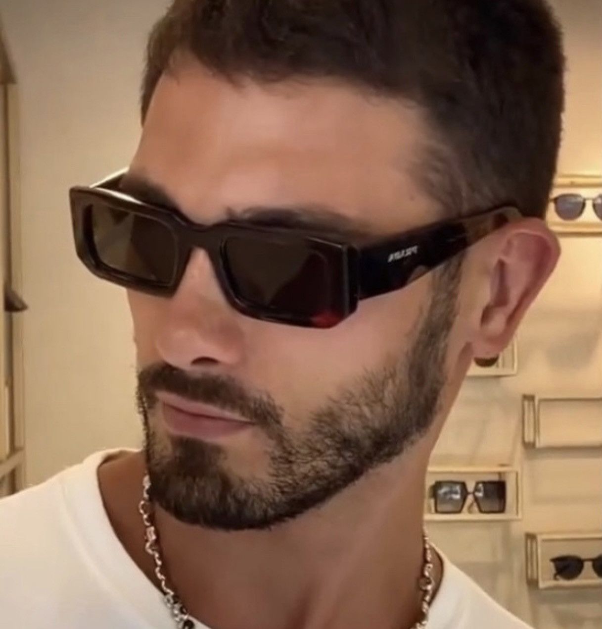 Luxottica × Prada × Streetwear Prada Symbole sunglasses SPR