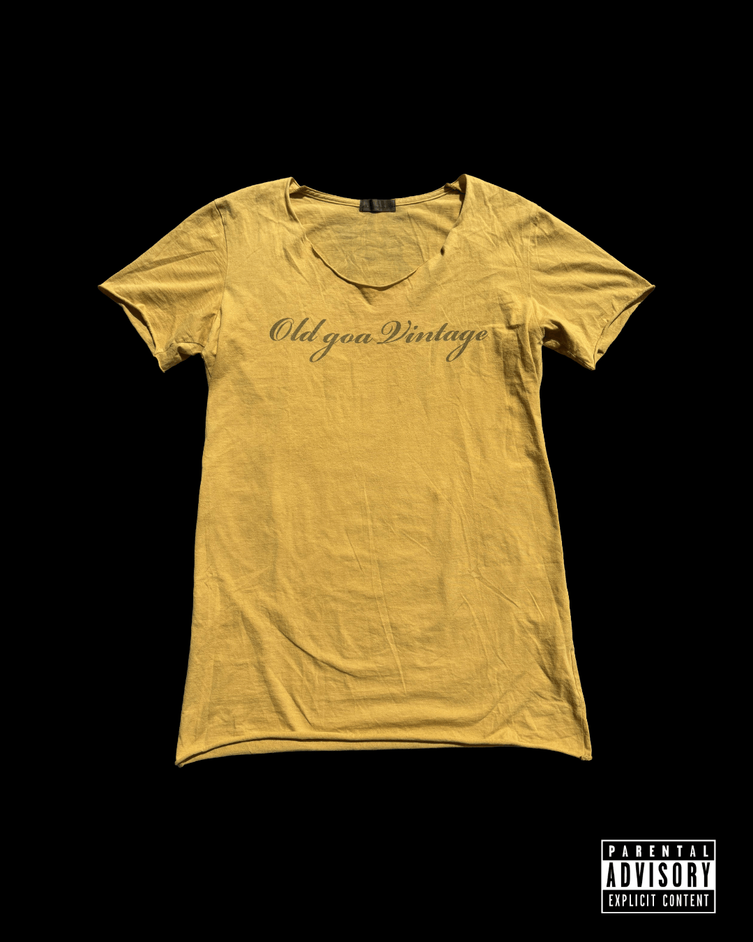 GOA GOA | "Old goa Vintage" Archive Script Tee Mustard Size US M / EU 48-50 / 2 - 1 Thumbnail