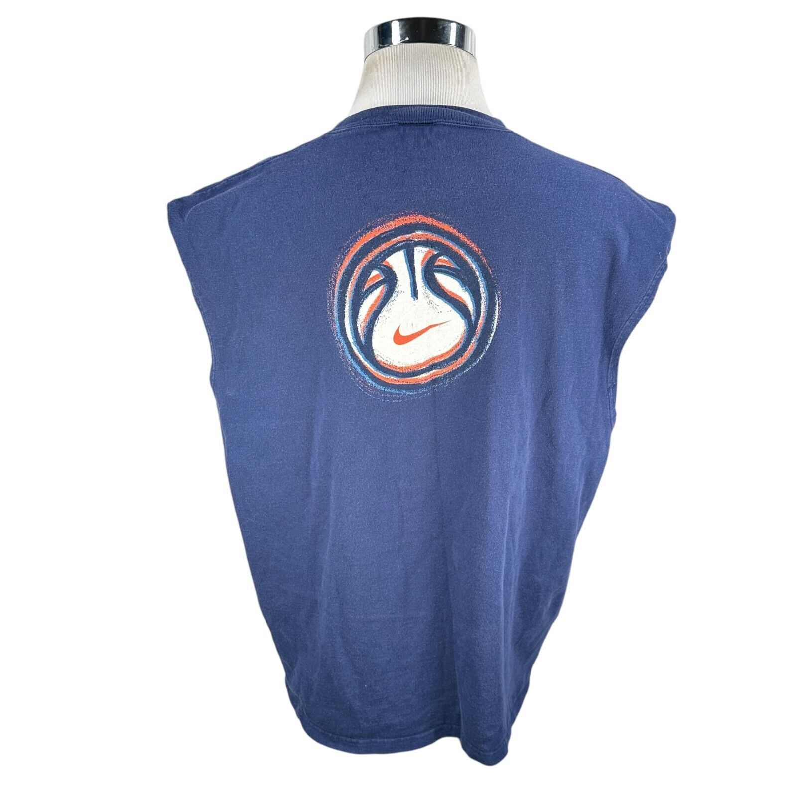 Nike Vintage Nike Basketball Tank Top Men’s XL Blue 90s USA Size US XL / EU 56 / 4 - 3 Thumbnail