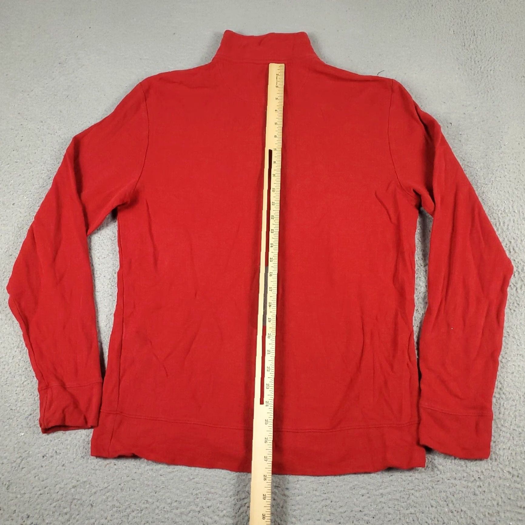 Vineyard Vines Vineyard Vines Mens Red 1/4 Zip Pullover Sweater Medium Long Sleeve Mock Neck Cotton Size US M / EU 48-50 / 2 - 6 Thumbnail