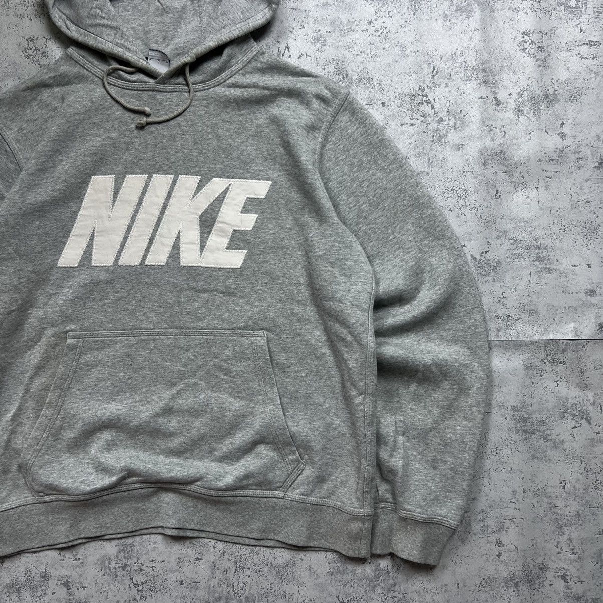 Nike 00s NIKE BIG EMBROIDERED LOGO VINTAGE Y2K PULLOVER HOODIE Size US M / EU 48-50 / 2 - 3 Thumbnail