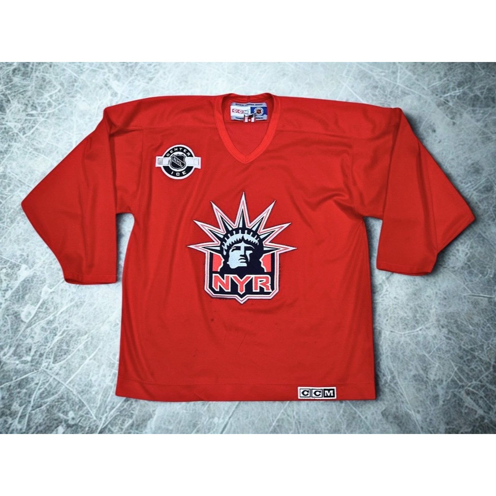 Ccm New York Rangers Lady Liberty CCM Practice Jersey XL Vintage Size US XL / EU 56 / 4 - 7 Thumbnail
