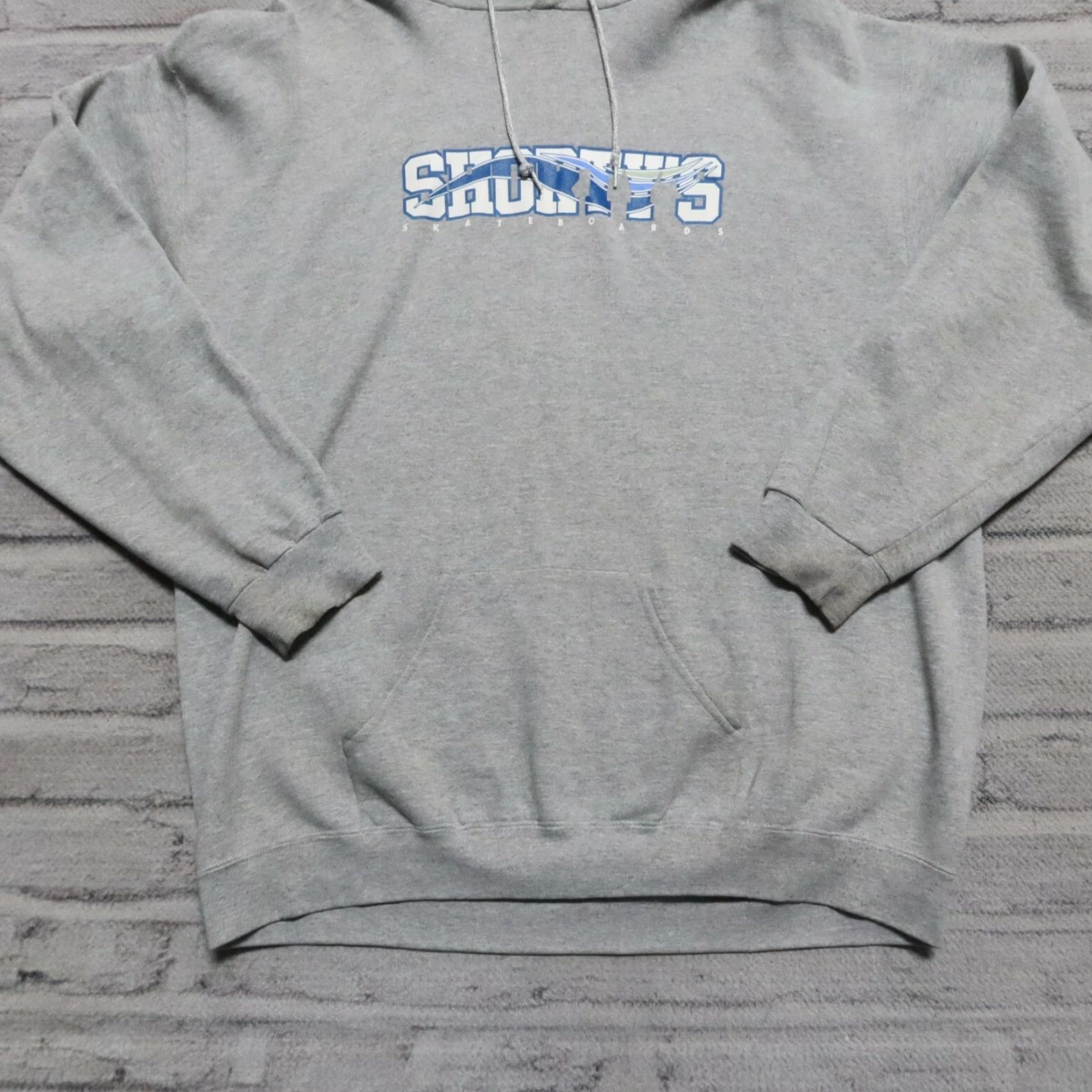 Vintage VINTAGE Shorty's Skateboards Logo Hoodie Sweatshirt Mens Size L Heather Grey Sweatshirt 90s Logo Hoodie Mens Long Sleeve Skateboards Hoodie Size US L / EU 52-54 / 3 - 3 Thumbnail
