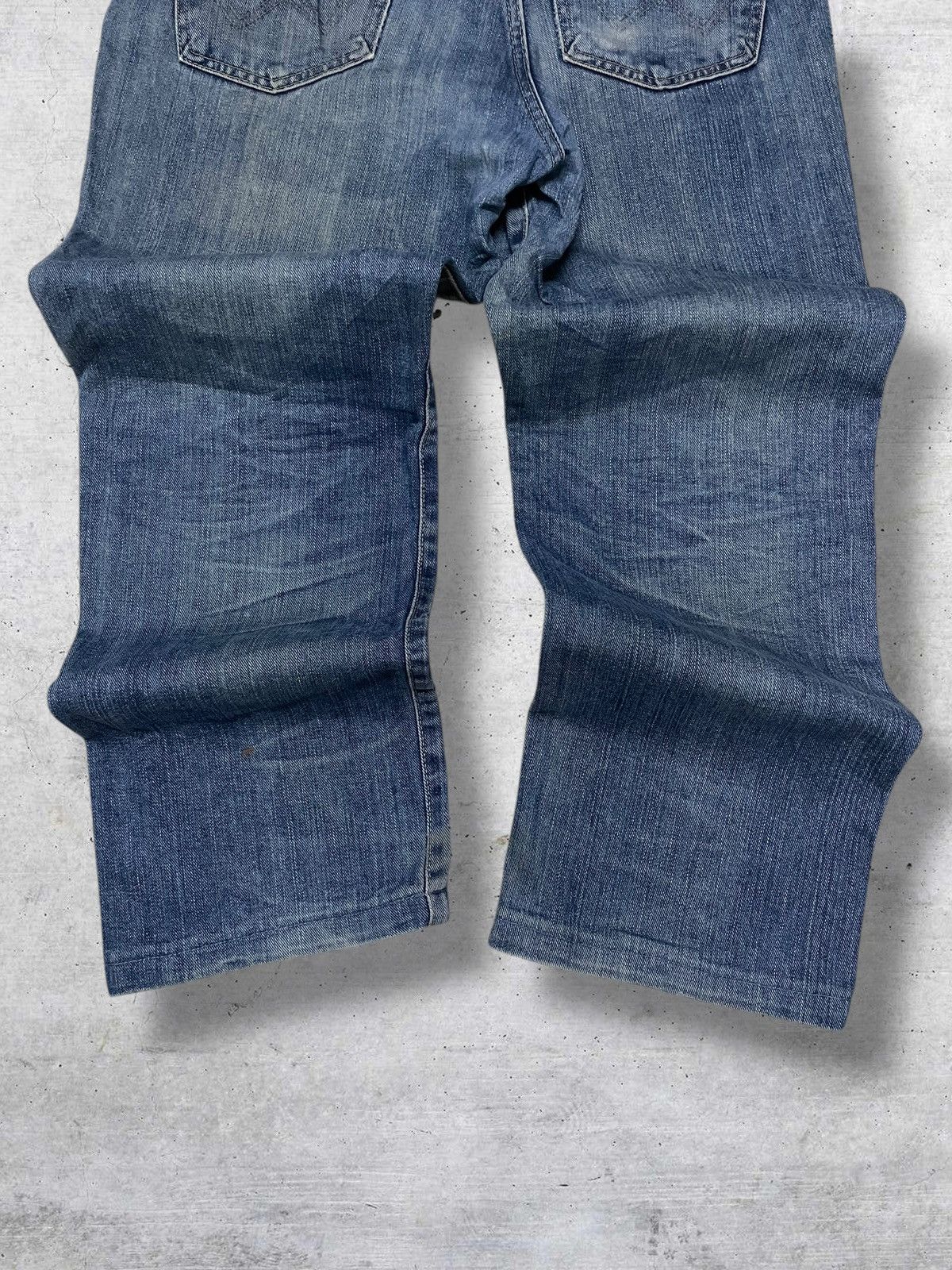 Edwin VINTAGE EDWIN 90S DESIGNER JAPAN OG RIPPED MUDWASH DENIM Size US 32 / EU 48 - 9 Thumbnail