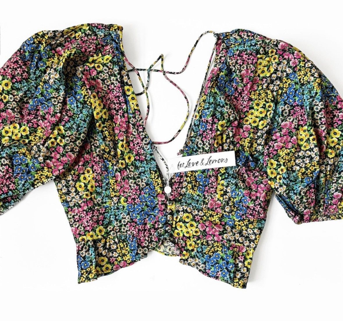 For Love & Lemons For Love & Lemons Ruth Crop Top Size S / US 4 / IT 40 - 4 Thumbnail