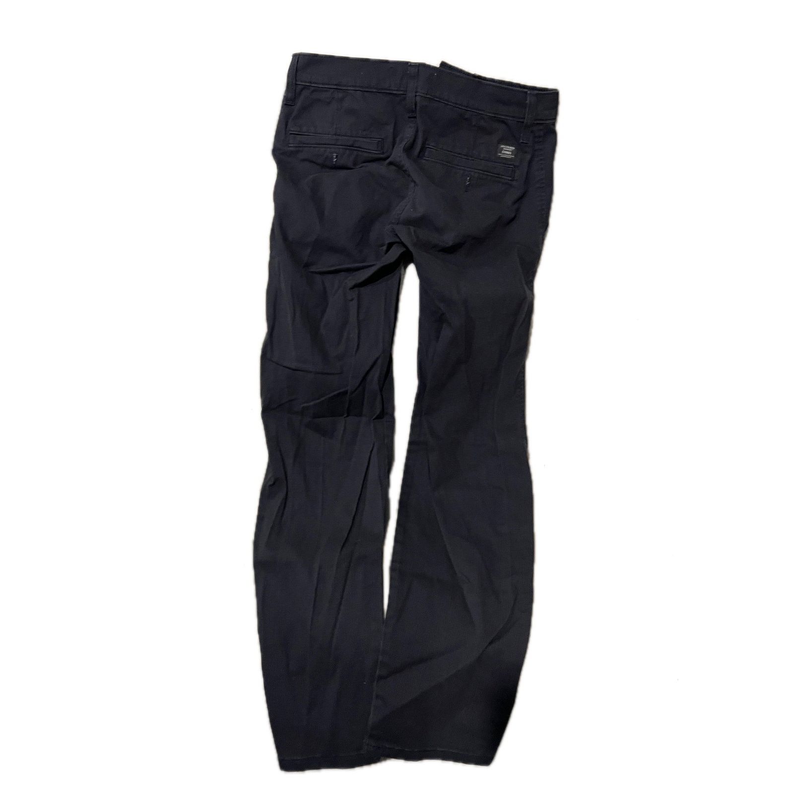 Levi's Levi's Black Flat Front Straight Fit Chino Jeans 29x30 Size US 29 - 2 Thumbnail