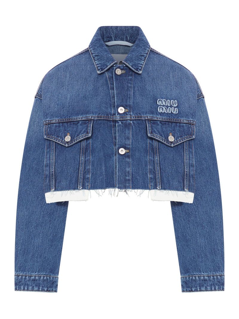 Miu Miu DENIM BLOUSON Size M / US 6-8 / IT 42-44 - 1 Preview