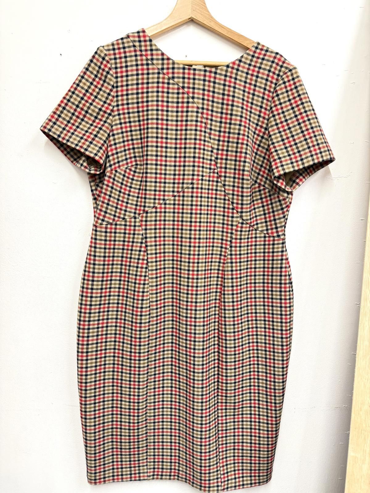 Other M&S Collection Checkered Short Sleeve Dress Size 18 Size XL / US 12-14 / IT 48-50 - 1 Thumbnail