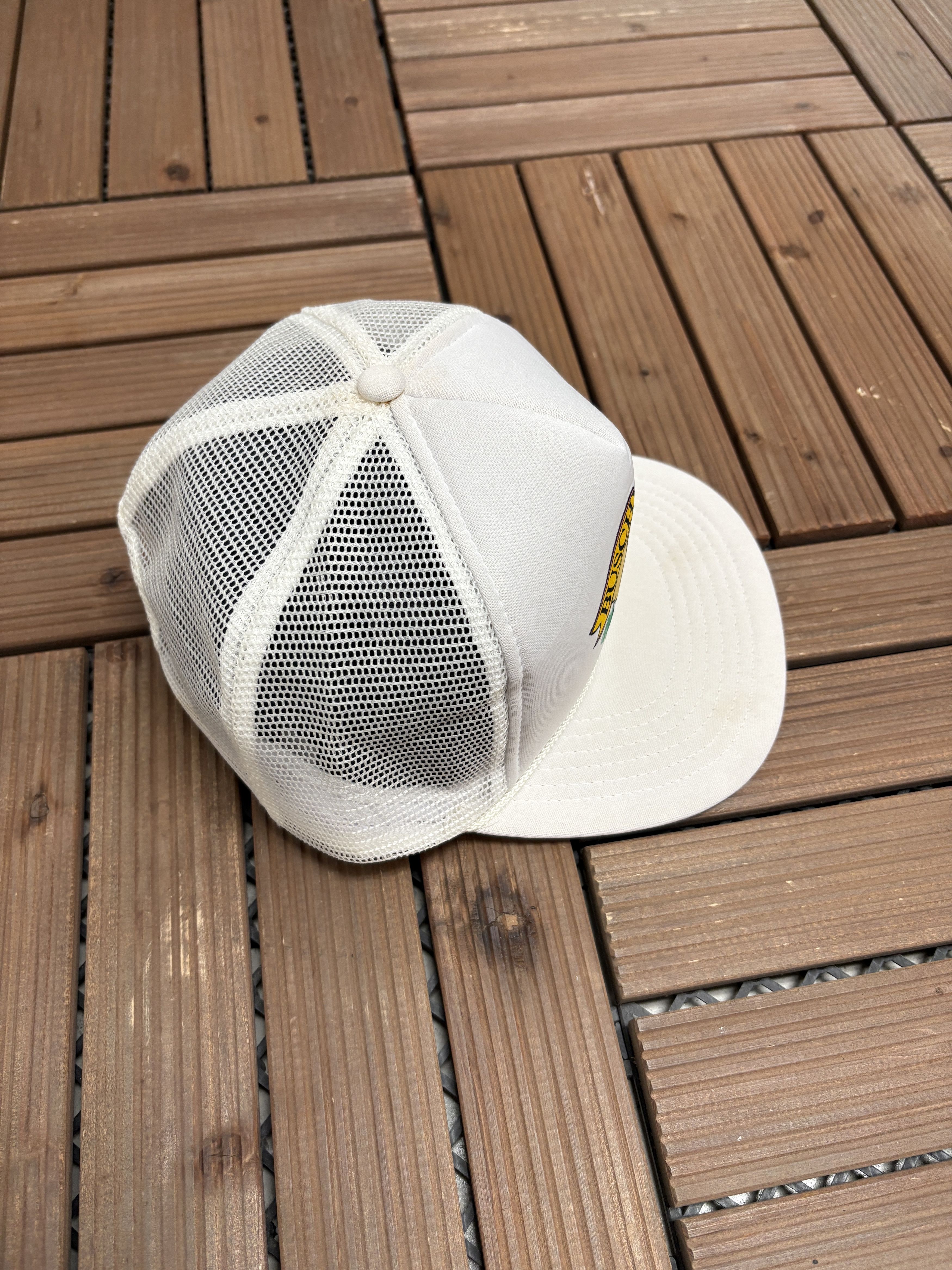 Vintage Busch Gardens Tampa, Florida Vintage White Snap Back Hat Size ONE SIZE - 4 Thumbnail