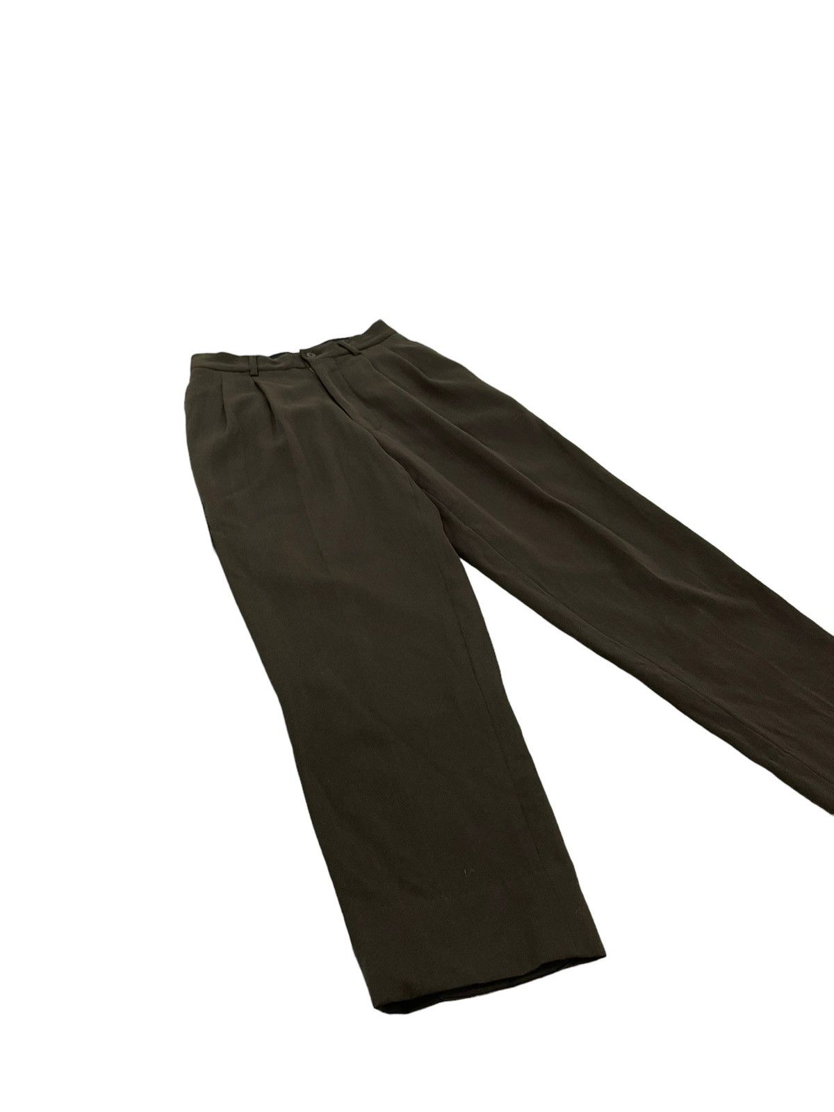 Japanese Brand Wide Baggy Tapered 90s Scoll Wool Trouser 6🟦2 Size US 28 / EU 44 - 10 Thumbnail