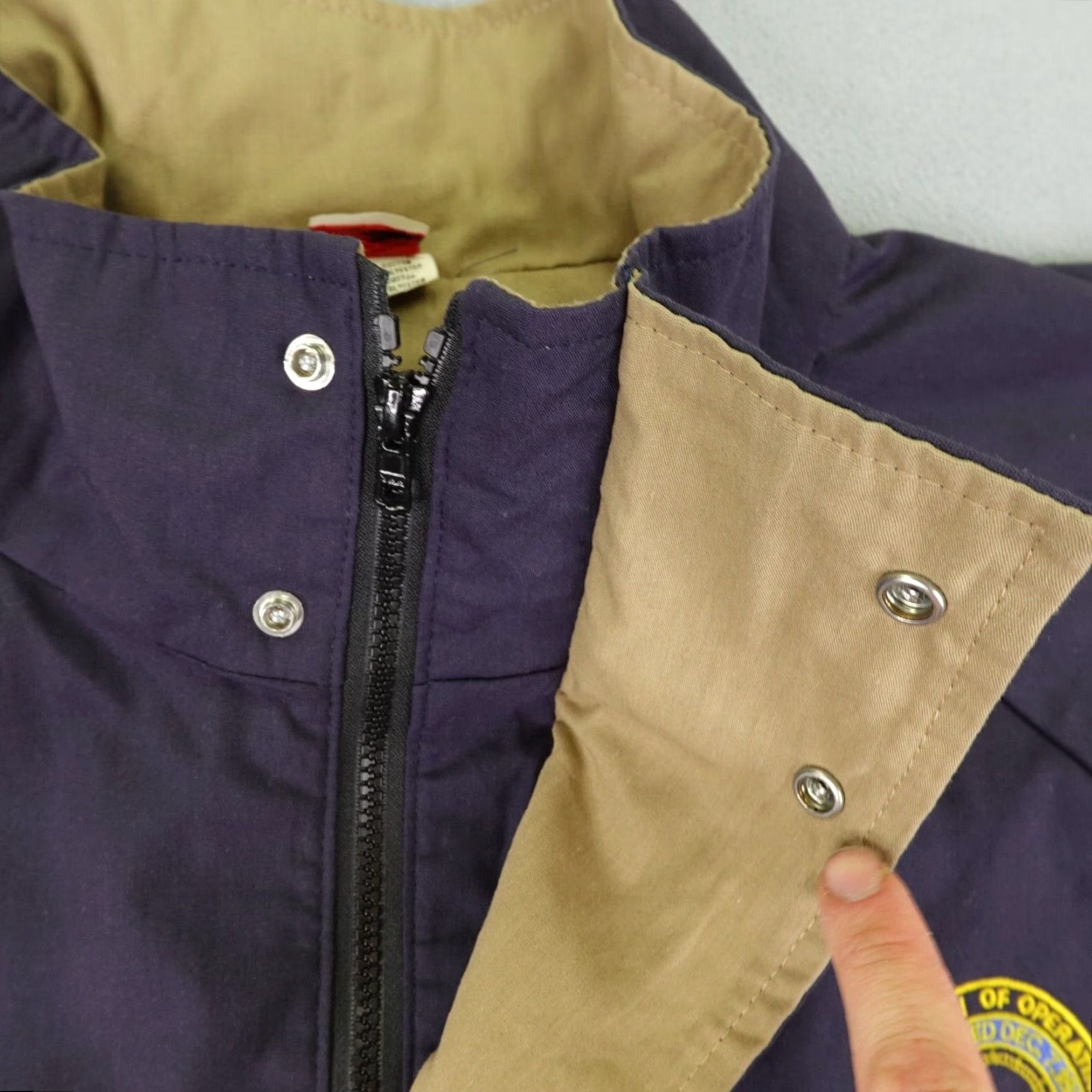 Vintage VINTAGE Union Line Windbreaker Jacket Mens XL Blue 90s Outdoor Casual Workwear Windproof Size US XL / EU 56 / 4 - 5 Thumbnail