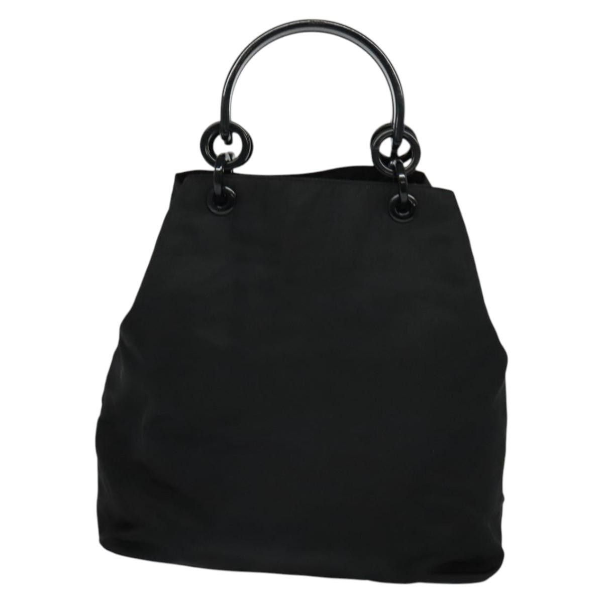 Prada PRADA Hand Bag Nylon Black Silver Size ONE SIZE - 3 Thumbnail