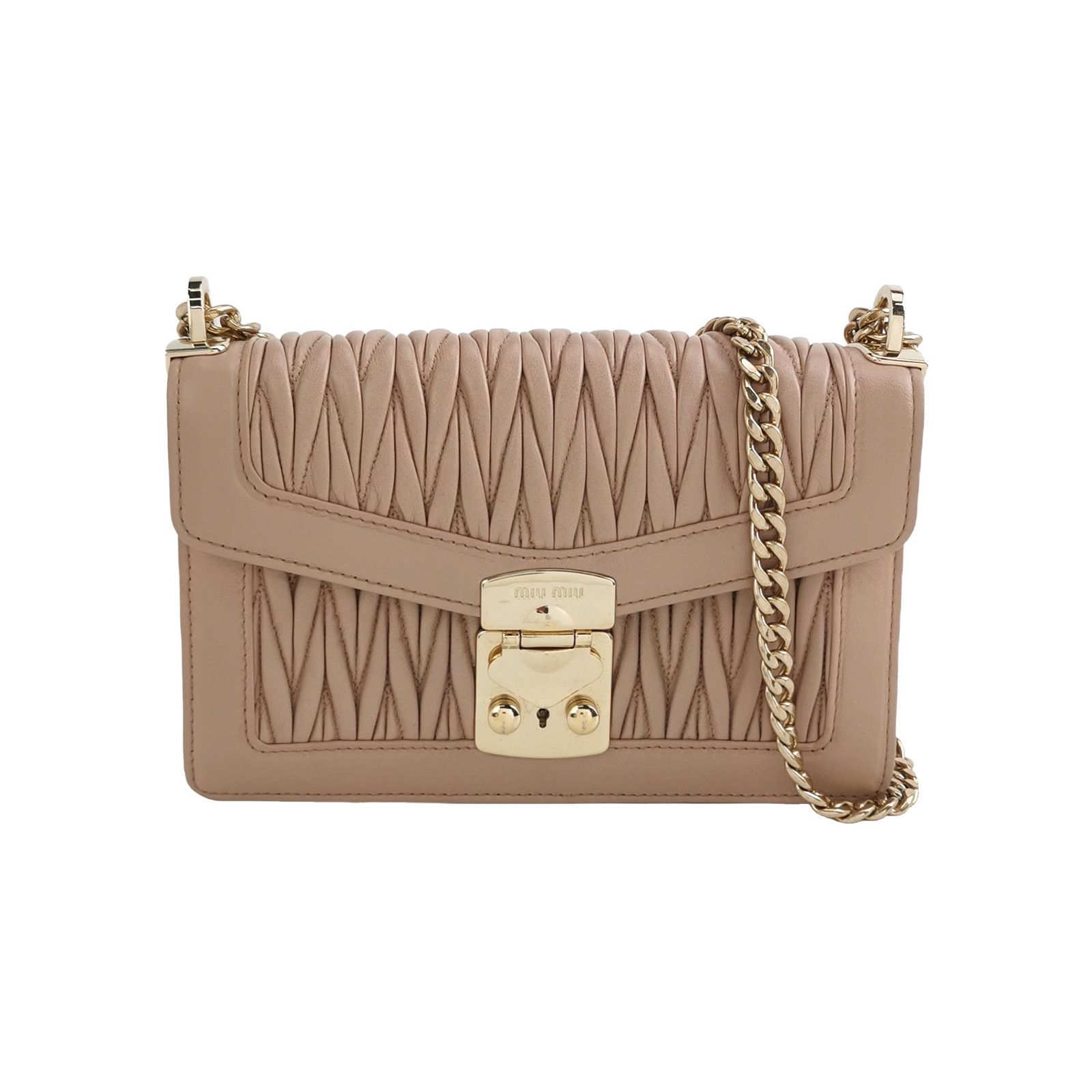 Miu Miu ARCHIVE MIU MIU FW 1999 SHOELACE LEATHER SHOULDER BAG