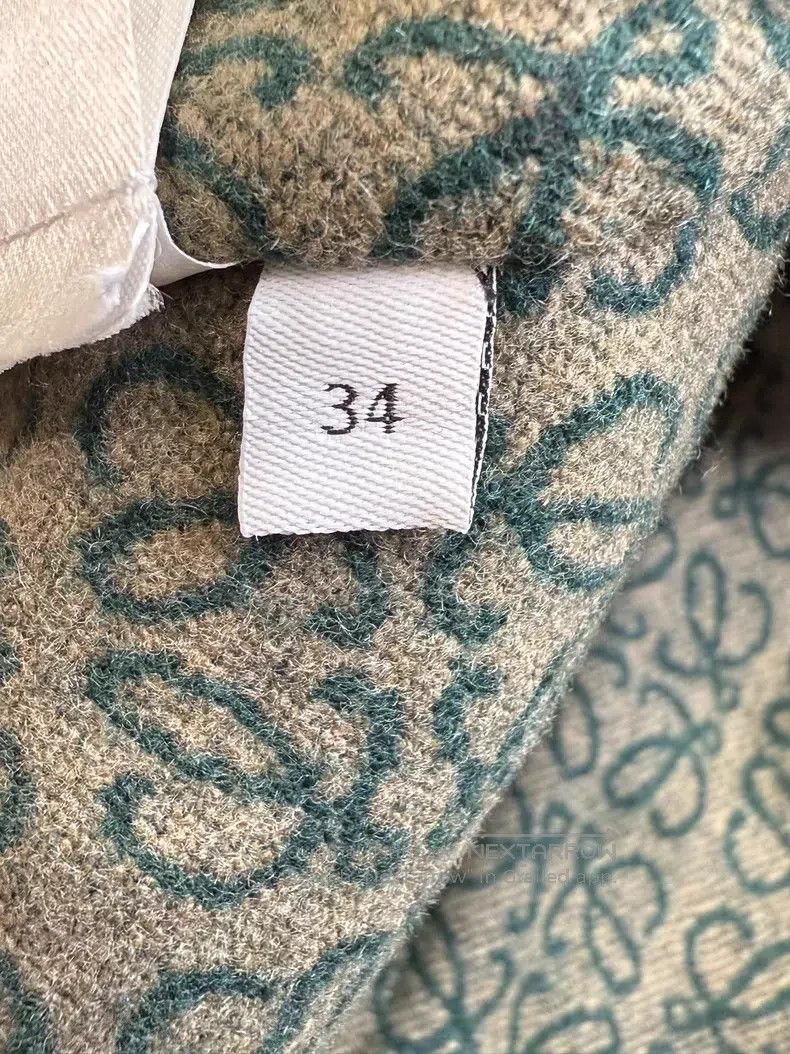 Loewe Loewe Wool Tweed Coat Size XXS / US 00 / IT 34 - 6 Thumbnail