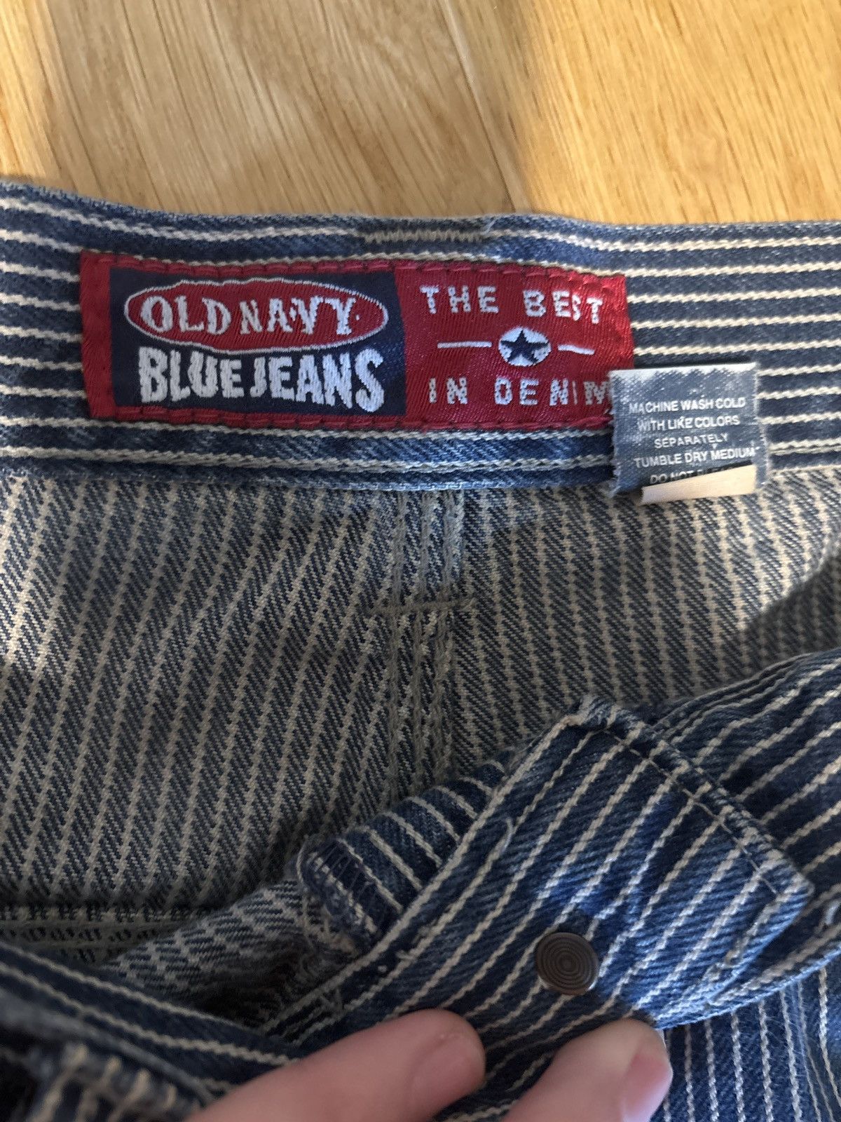 Old Navy Late nineties old navy hickory strike carpenter jeans Size US 34 / EU 50 - 4 Thumbnail