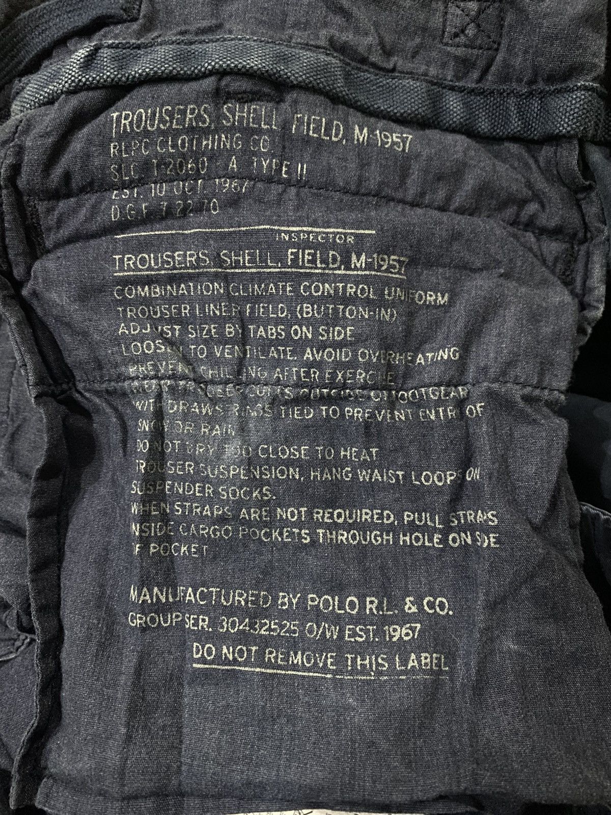 Polo Ralph Lauren Polo RL Multi Pocket Tactical Military Style Cargo Pants Size US 32 / EU 48 - 15 Thumbnail