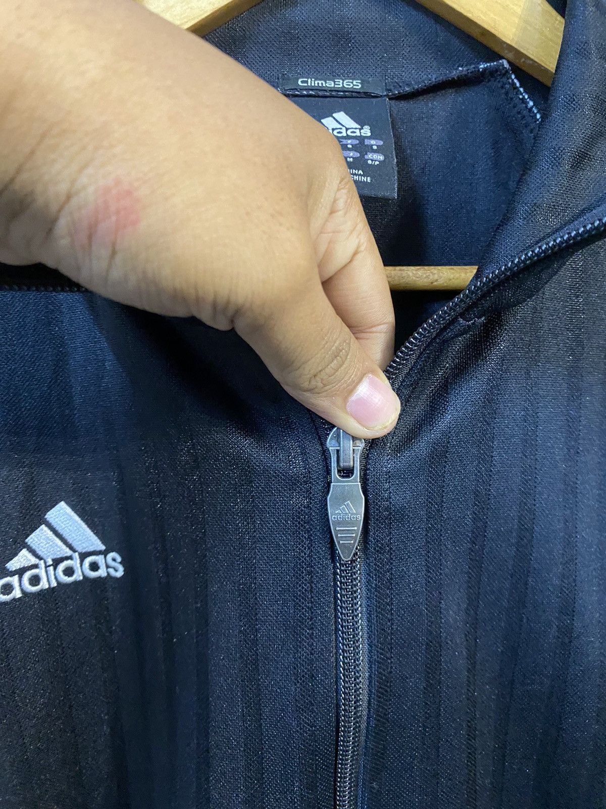 Adidas × Vintage ADIDAS TRACKTOP BLACK MEDIUM Size US M / EU 48-50 / 2 - 3 Thumbnail