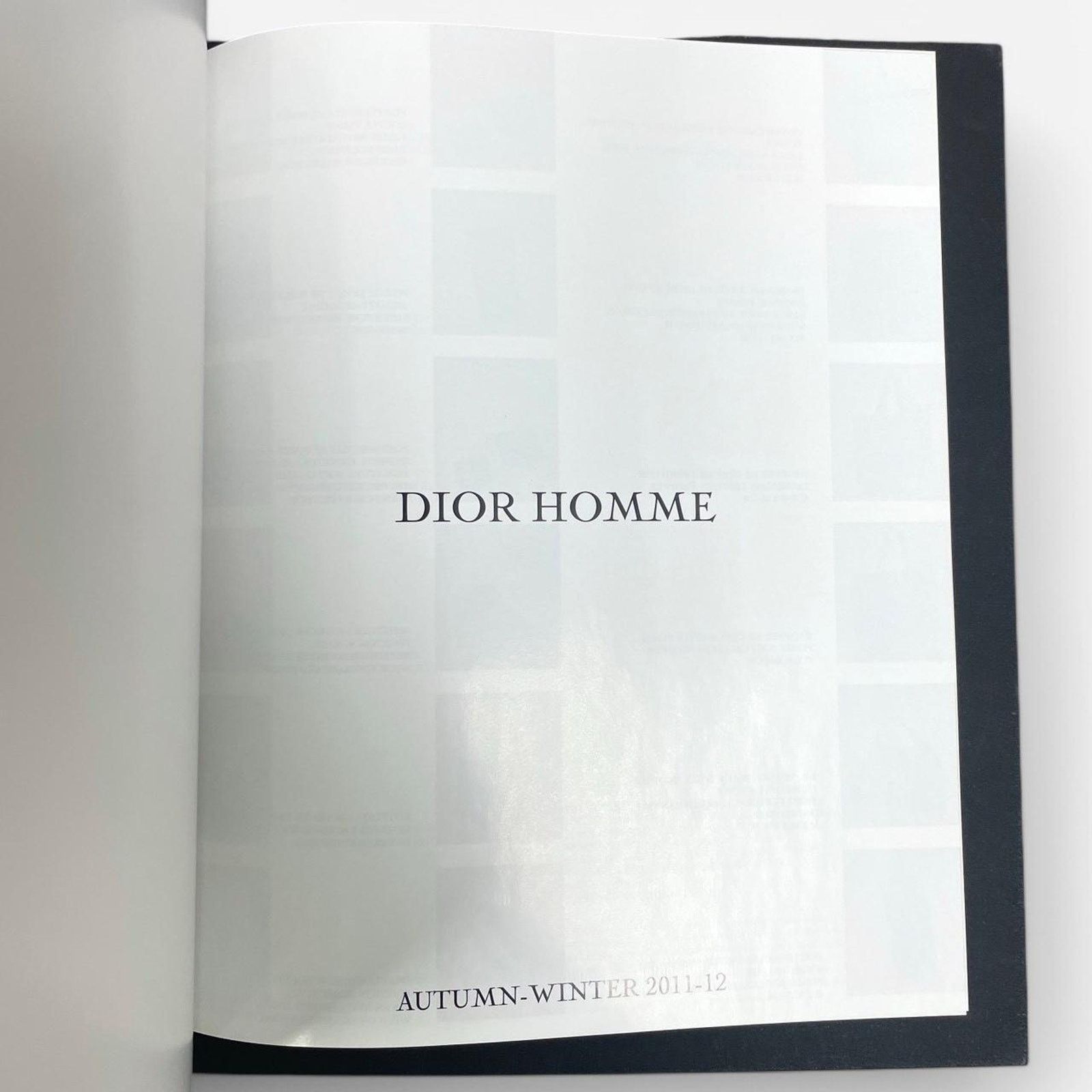 Dior DIOR HOMME by Kris Van Assche A/ W Collection catalog Size ONE SIZE - 2 Thumbnail