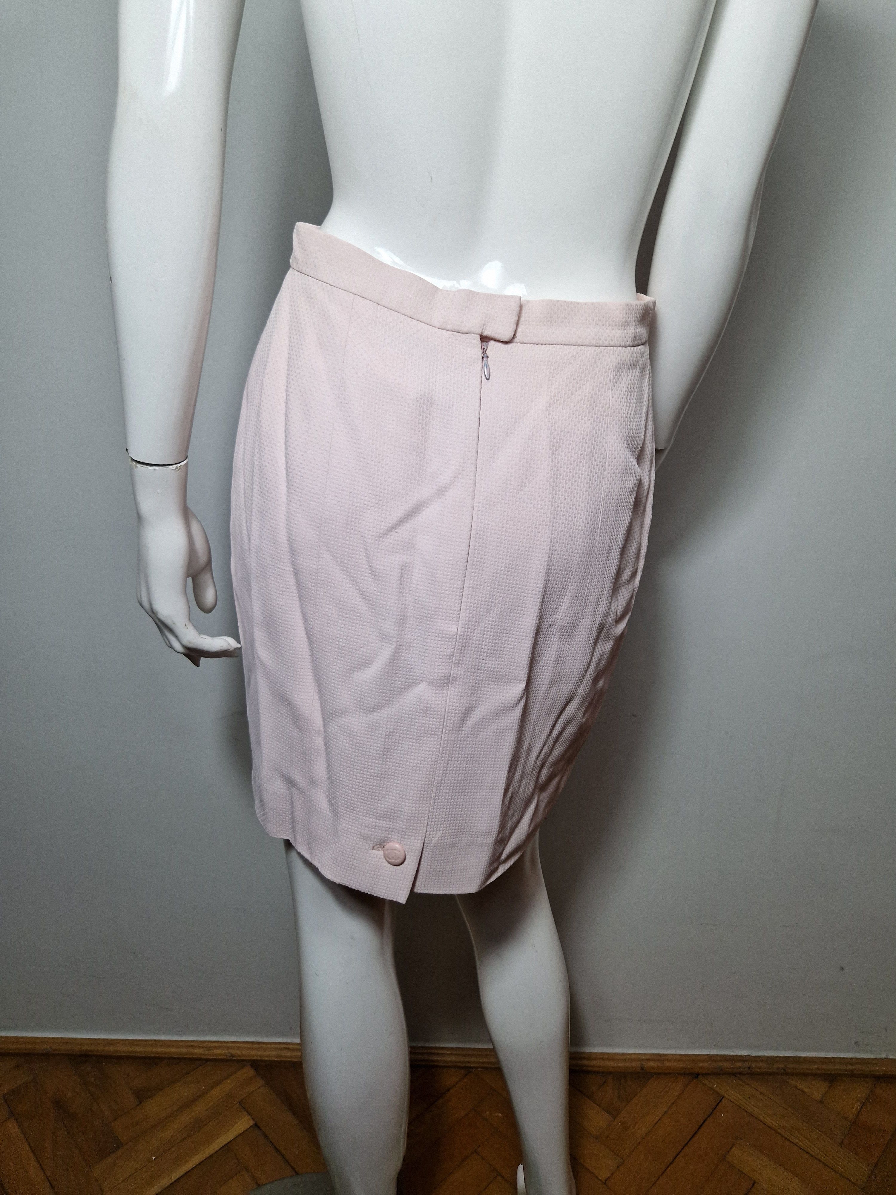 Chanel CHANEL BY KARL LAGERFELD pink mini skirt Size 26" / US 2 / IT 38 - 6 Thumbnail