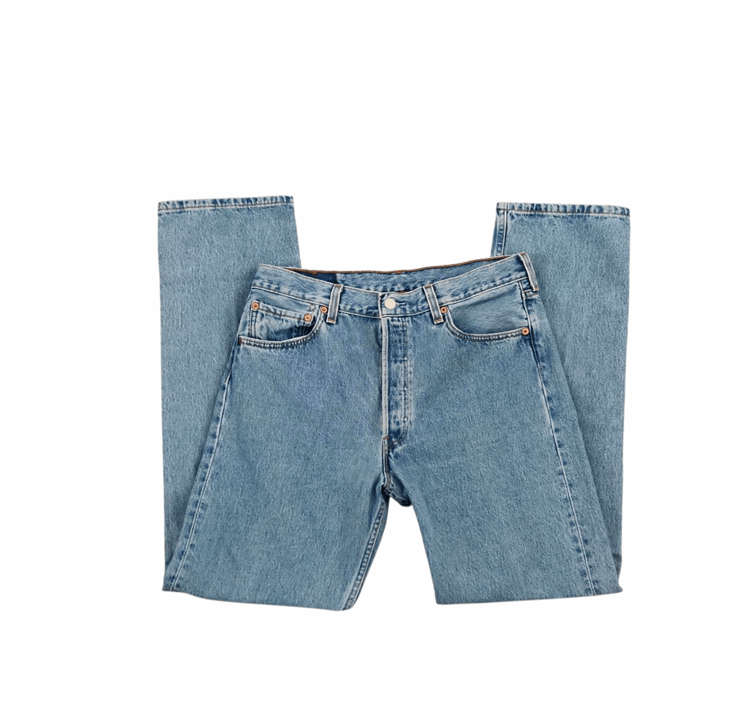 Levi's × Vintage Levi's 501 XX VTG True Vintage USA Made Red Tab 90s Blue 34 Size US 34 / EU 50 - 4 Thumbnail