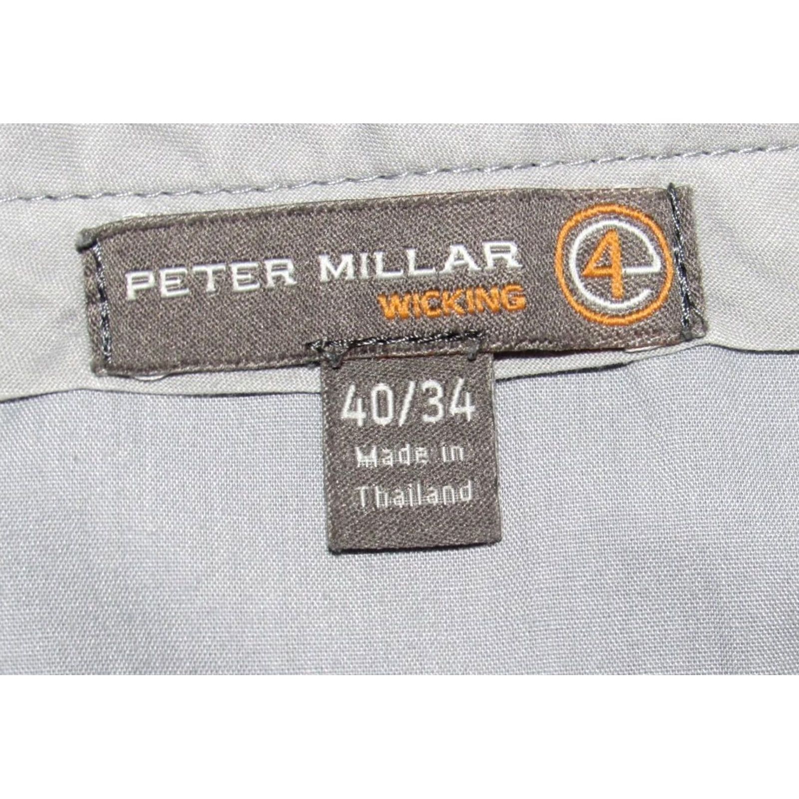 Peter Millar PETER MILLAR Khaki Performance Chino Pants 40 x 32 Size US 40 / EU 56 - 5 Thumbnail