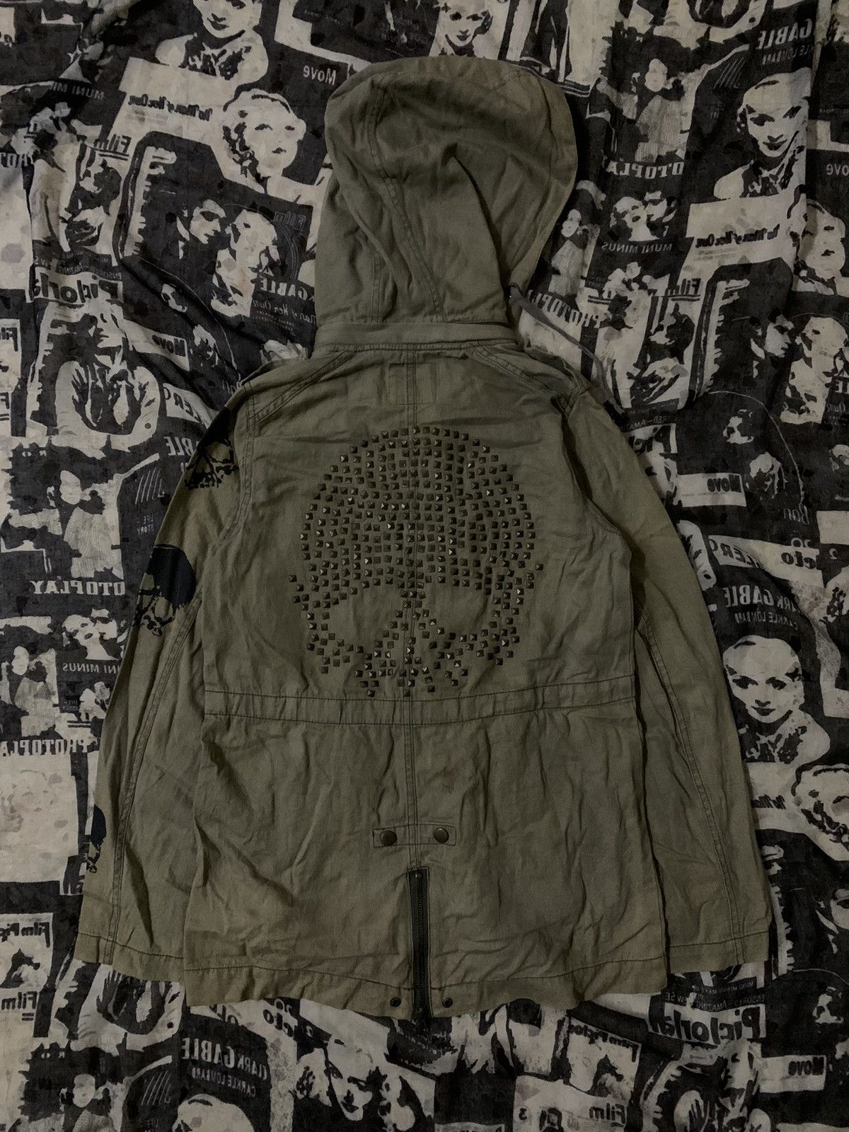 Le Grande Bleu (L.G.B.) Avant Garde Gled News Military Gorpcore Hoodie Jacket Size S / US 4 / IT 40 - 4 Thumbnail