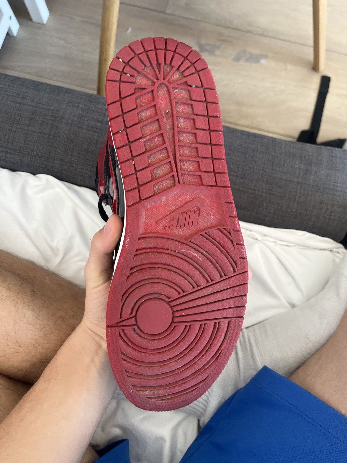 Jordan Brand × Nike Nike Jordan OG Patent Bred Size US 9 / EU 42 - 10 Thumbnail