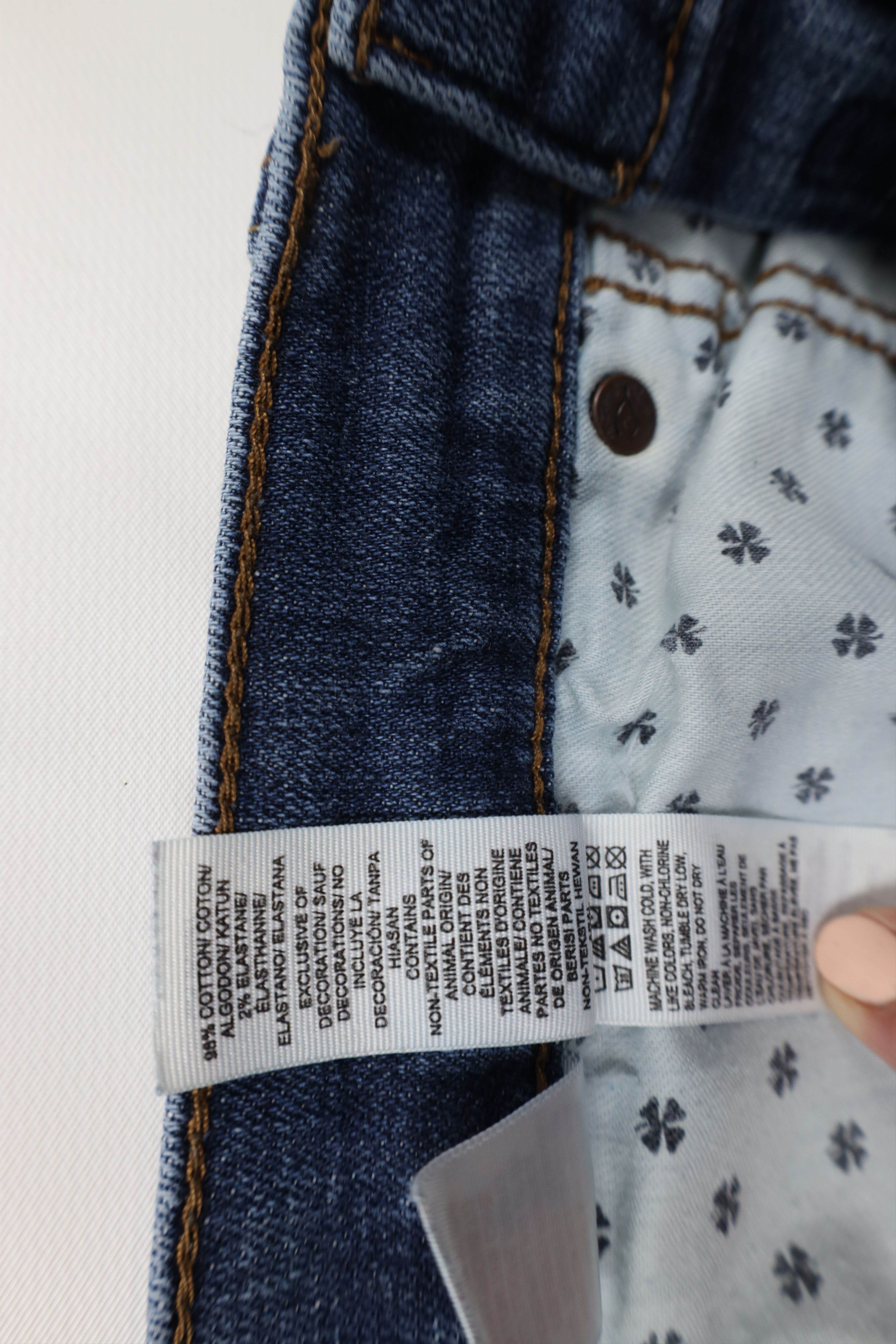 Lucky Brand × Vintage Vintage Y2K Lucky Brand Jeans Straight Leg Denim Jeans Blue Size US 32 / EU 48 - 11 Thumbnail