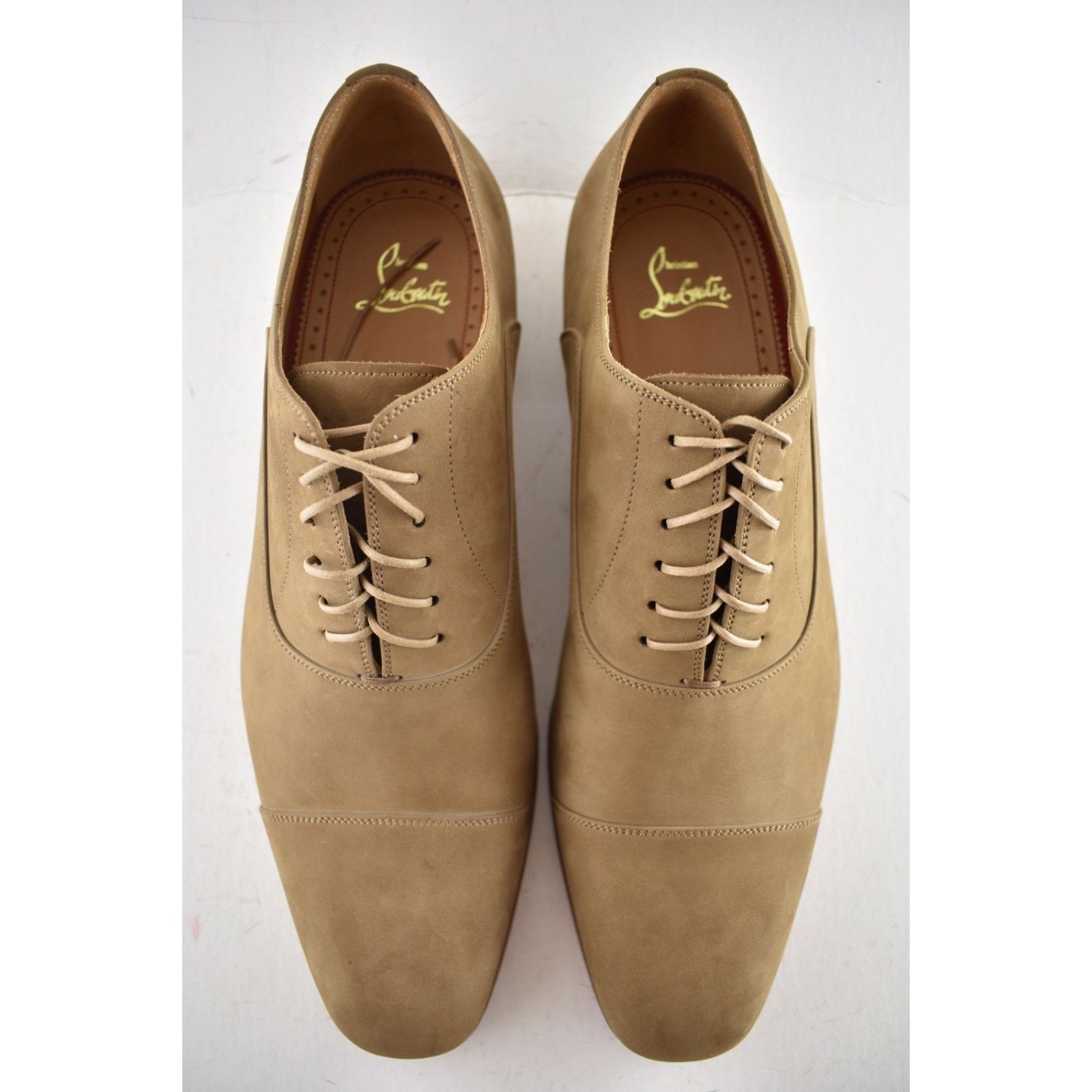Christian Louboutin Christian Louboutin Beige Oxford Dress Loafer 43.5 10.5 Size US 10 / EU 43 - 8 Thumbnail