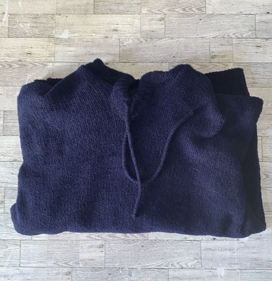 Vintage Navy, Chenille, Oversized Chunky Pullover Hooded Sweater Size ONE SIZE - 13 Thumbnail
