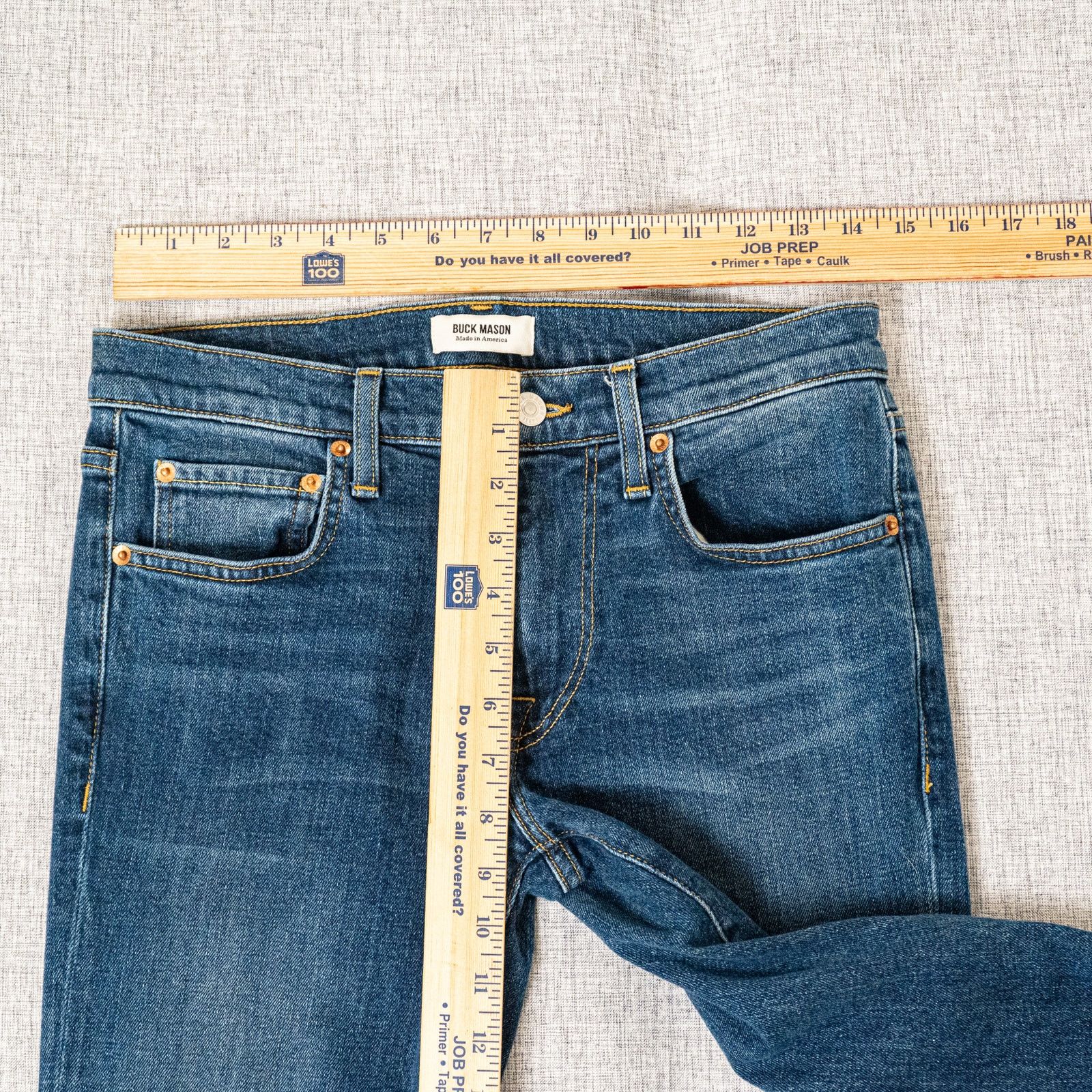 Buck Mason Buck Mason Men's Slim Fit Denim Jeans size 28 Size US 28 / EU 44 - 6 Thumbnail