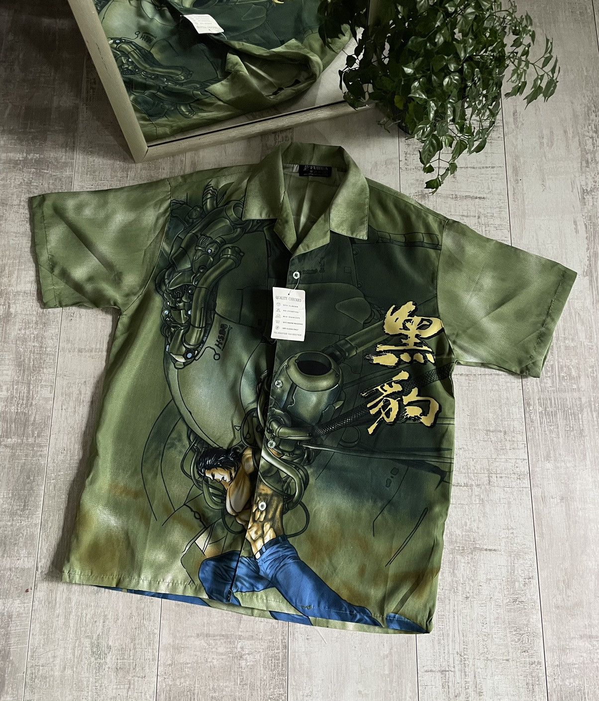 Anime × Japanese Brand Vintage Anime Shirt Akira Style Overprint Japanese Size US M / EU 48-50 / 2 - 1 Thumbnail