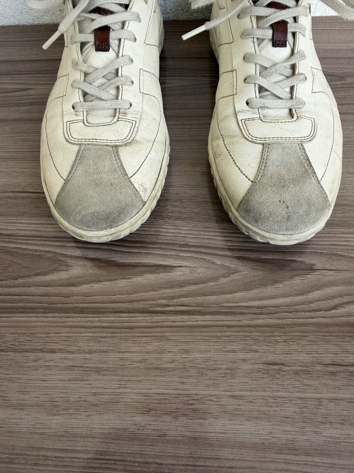 Berluti Eden scritto leather trainers Size US 9.5 / EU 42-43 - 7 Thumbnail