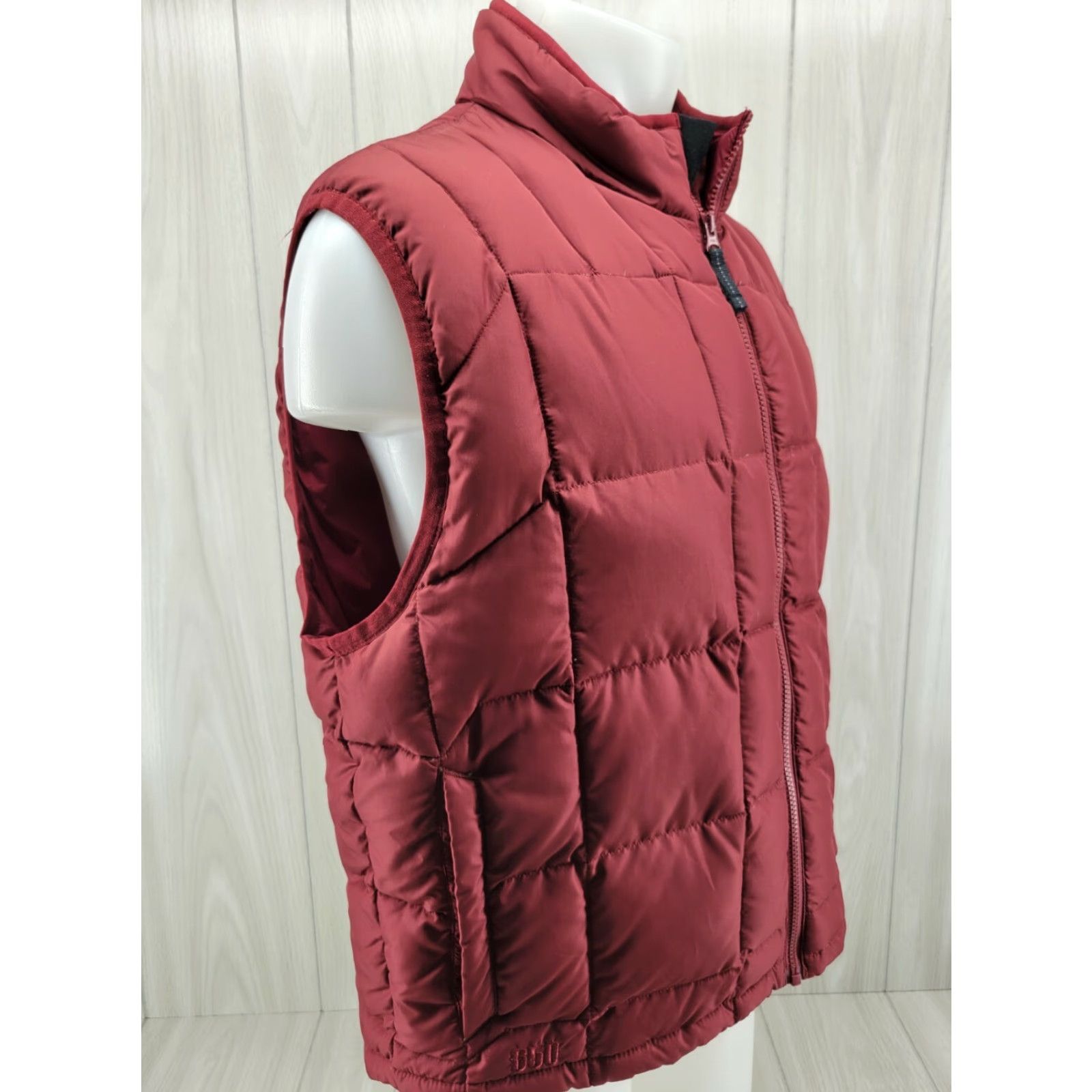 Vintage Cabela's Mens LARGE Premier Northern Goose Down Maroon/ Red Puffer Vest 650 Fill Size US L / EU 52-54 / 3 - 5 Thumbnail