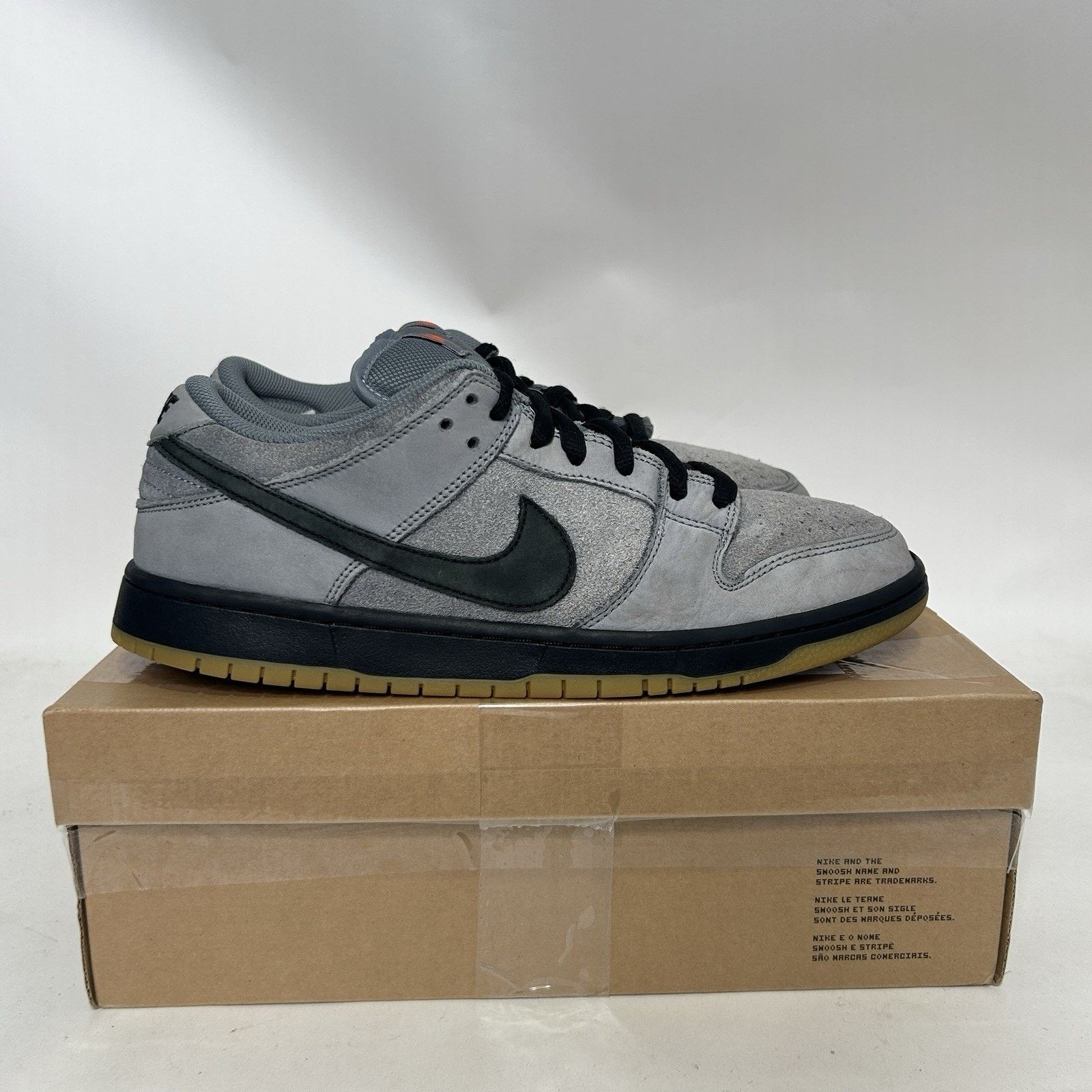 Nike Nike SB Dunk Low Retro ISO “Cool Grey Black” FJ1674-002 Size US 11.5 / EU 44-45 - 4 Thumbnail
