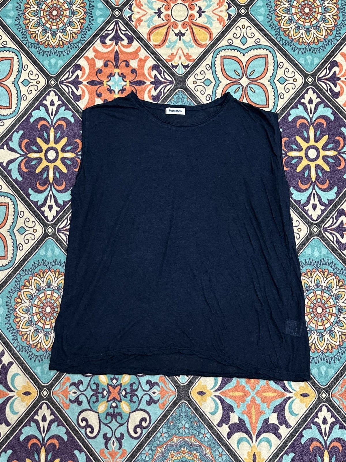 Issey Miyake Plantation Issey Miyake Cotton 100% Sleeveless Shirt Size US M / EU 48-50 / 2 - 9 Thumbnail