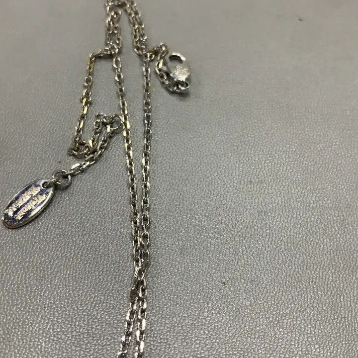 Vivienne Westwood Vivienne Westwood Lucrece Crystal Safety Pin Necklace Size ONE SIZE - 1 Thumbnail