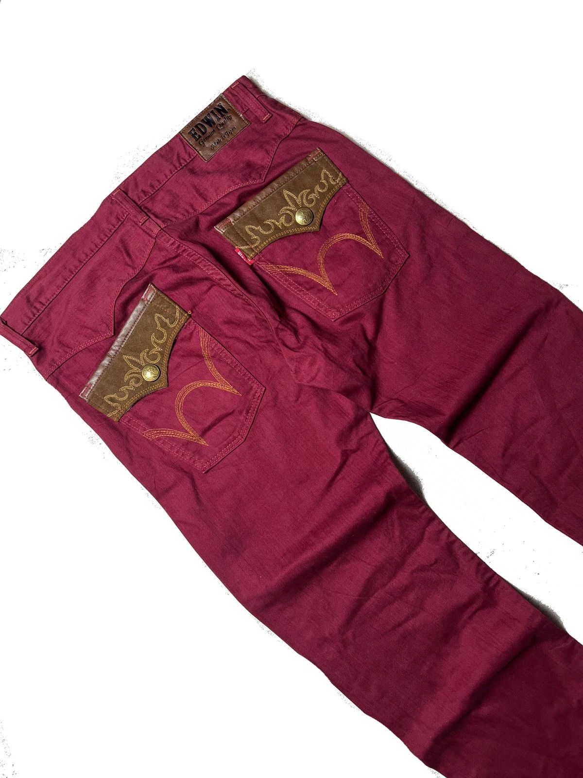 Edwin × Japanese Brand Vintage Edwin Red Tab Baggy Pants Size US 36 / EU 52 - 2 Thumbnail