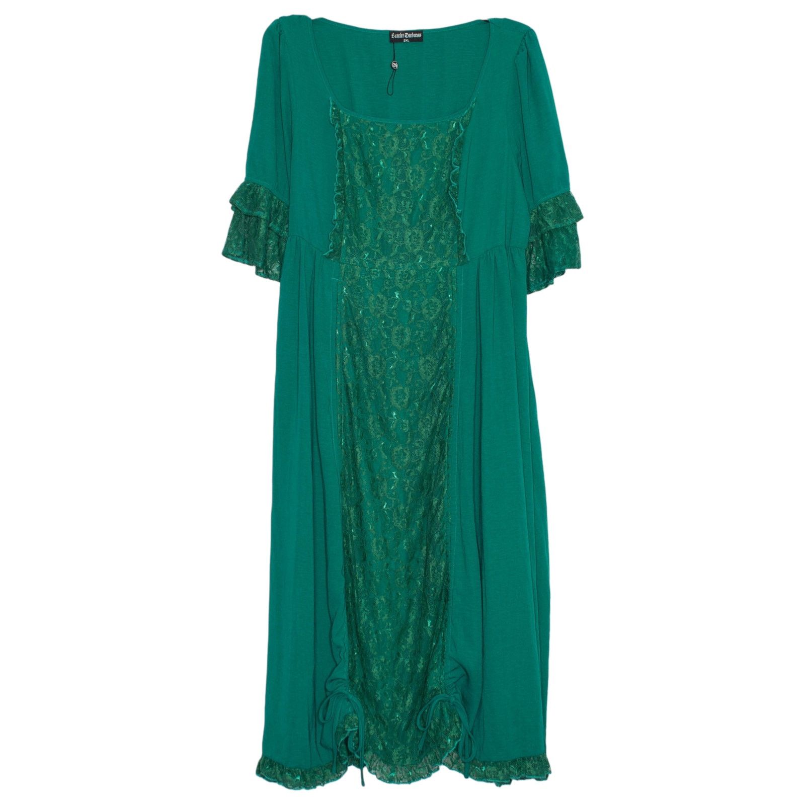 Other NEW Scarlet Darkness Renaissance Dress Green Lace Maxi 2XL Size XXL / US 16-18 / IT 52-54 - 2 Thumbnail