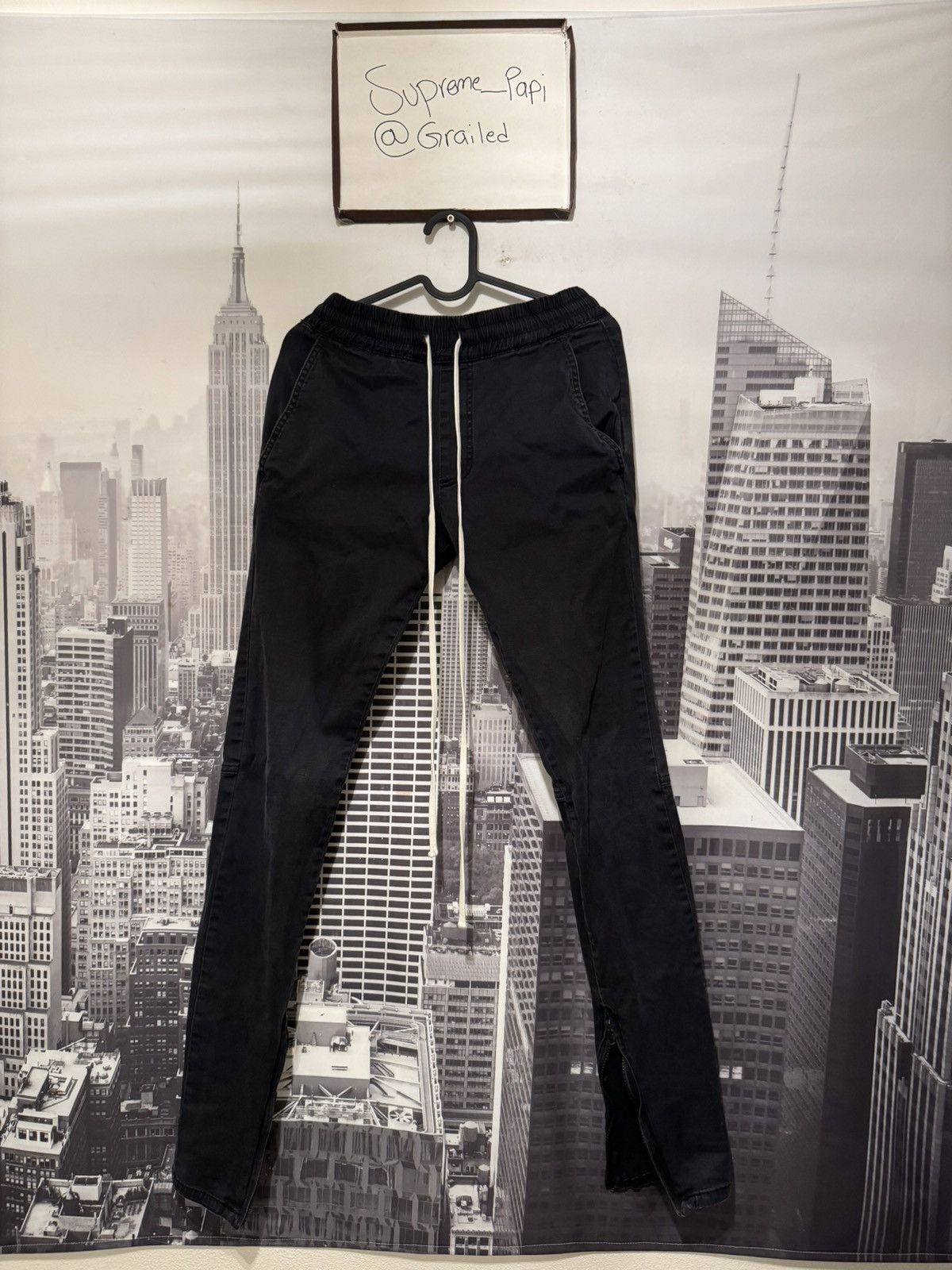 🔥FOG Fear of God Essentials OG Cargo Pants Black SZ Small