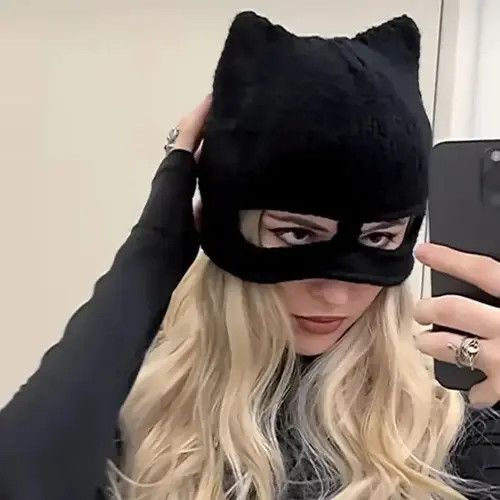 Japanese Brand Hand Knitting Bat Hat Size ONE SIZE - 2 Thumbnail
