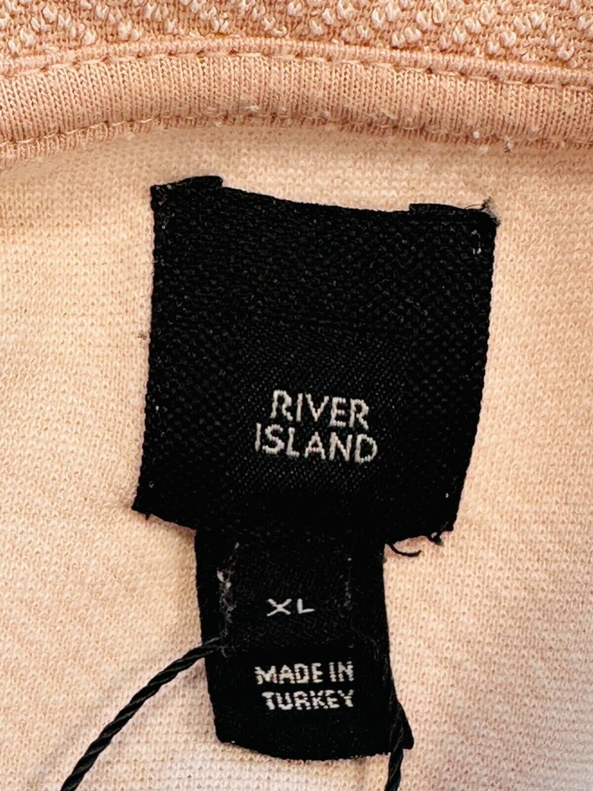 River Island River Island T-Shirt Men's UK Size XL Pink Short Sleeve Size US XL / EU 56 / 4 - 10 Thumbnail